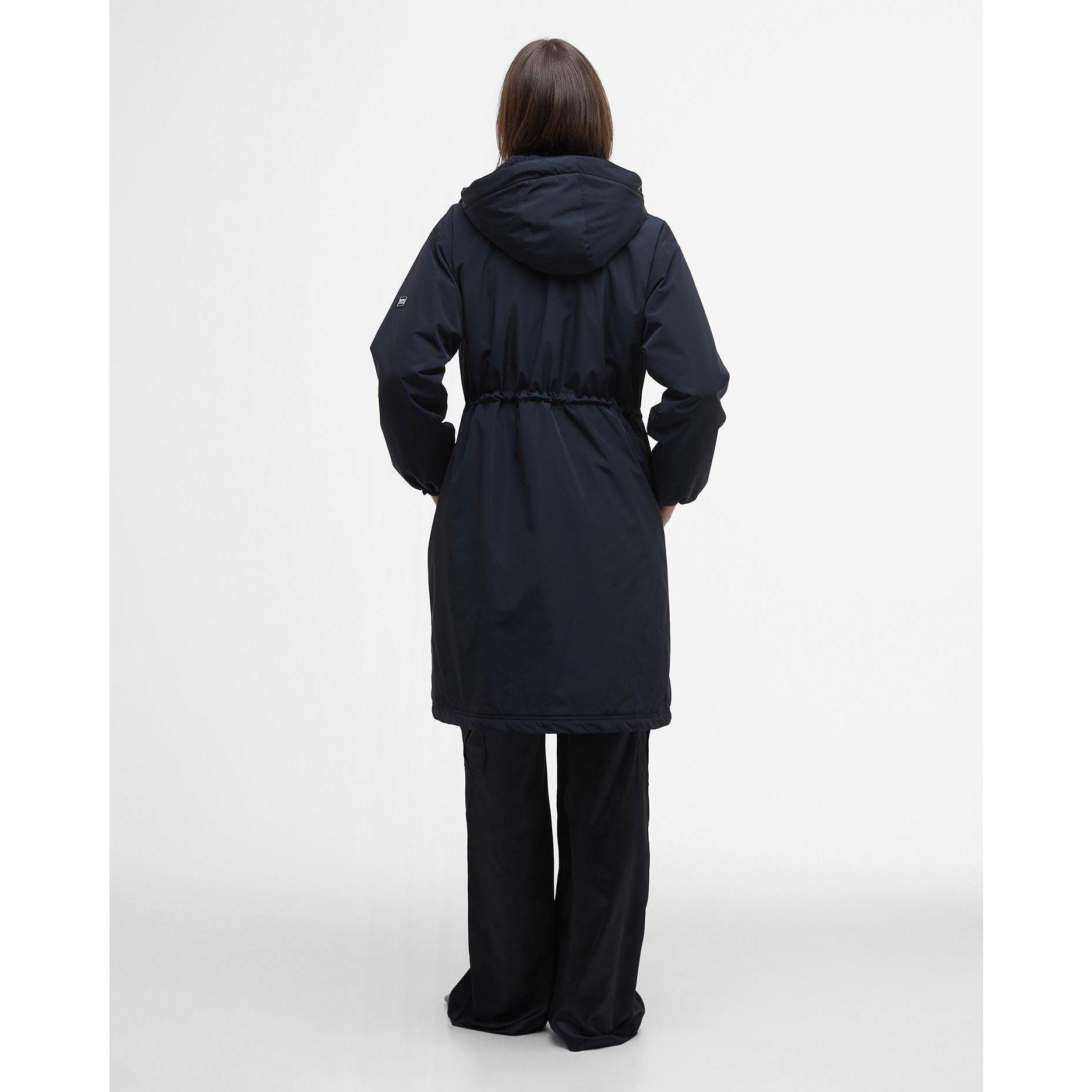 Black - Barbour International - Women's Kaylee Insulated Showerproof Rain Anorak - 2