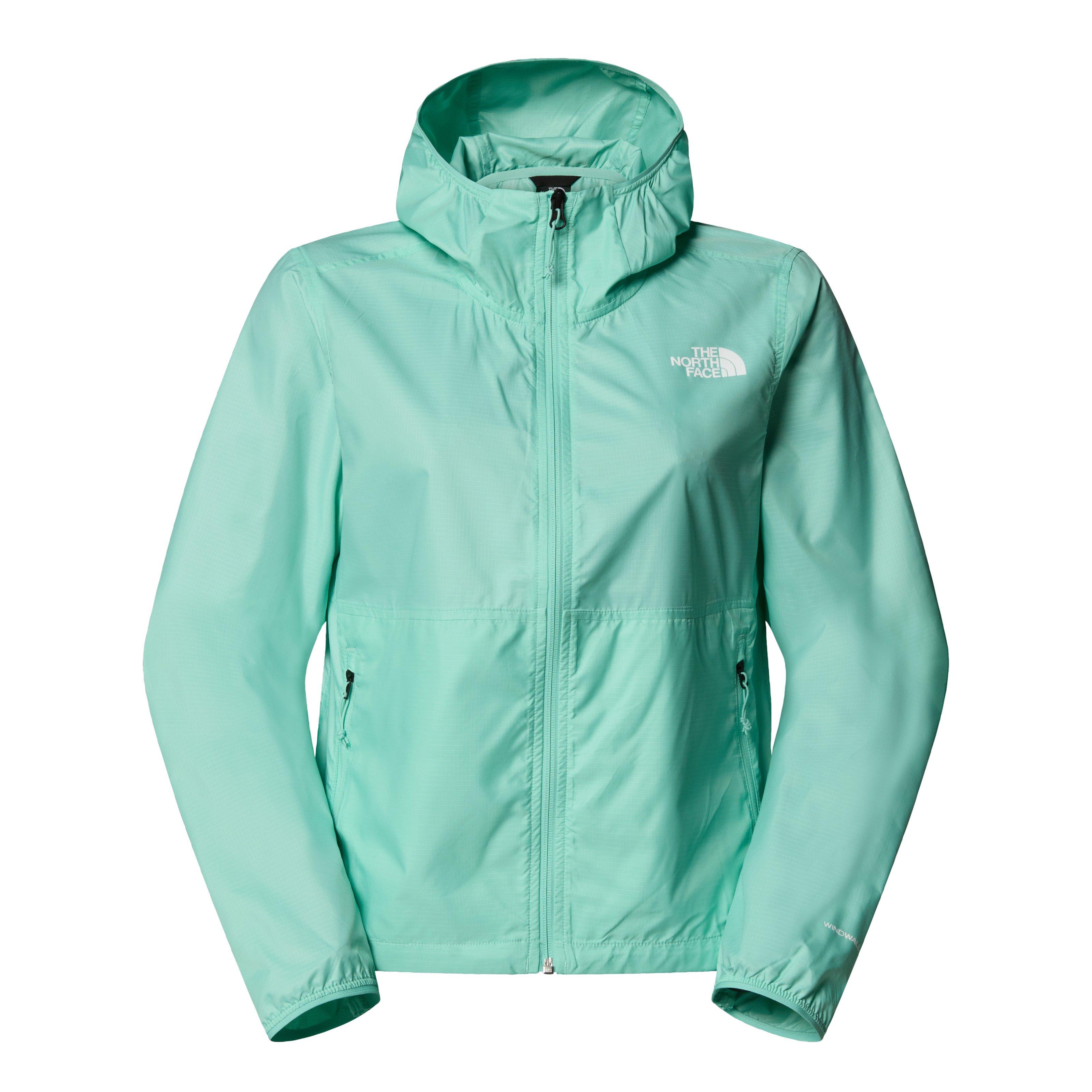 The North Face Women's Cyclone Wind Water-Repellent Packable Rain Anorak - Bright Foam - 10 (S)
