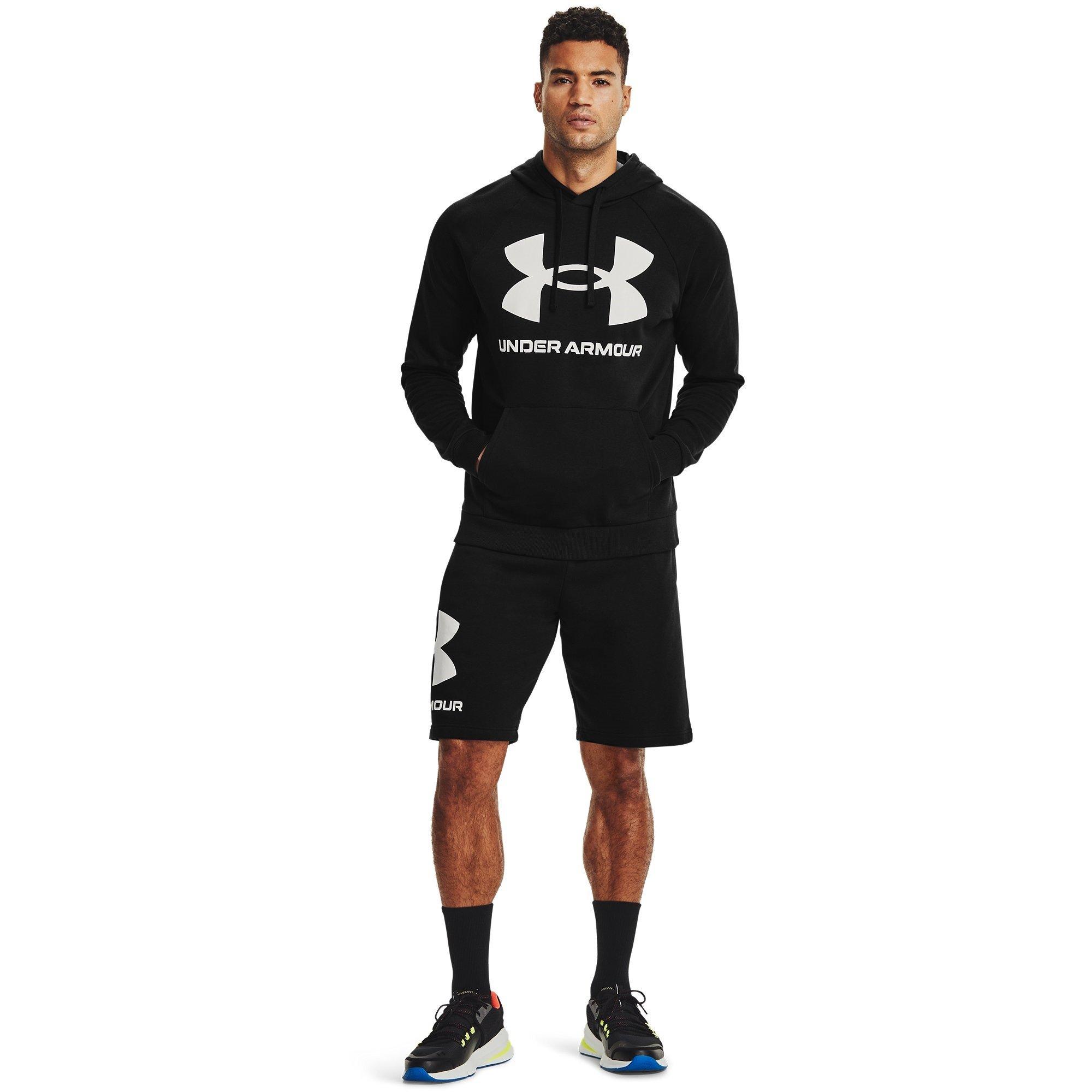Schwarze Männer - Under Armour - Armour Rival Fleece Hoodie - 4