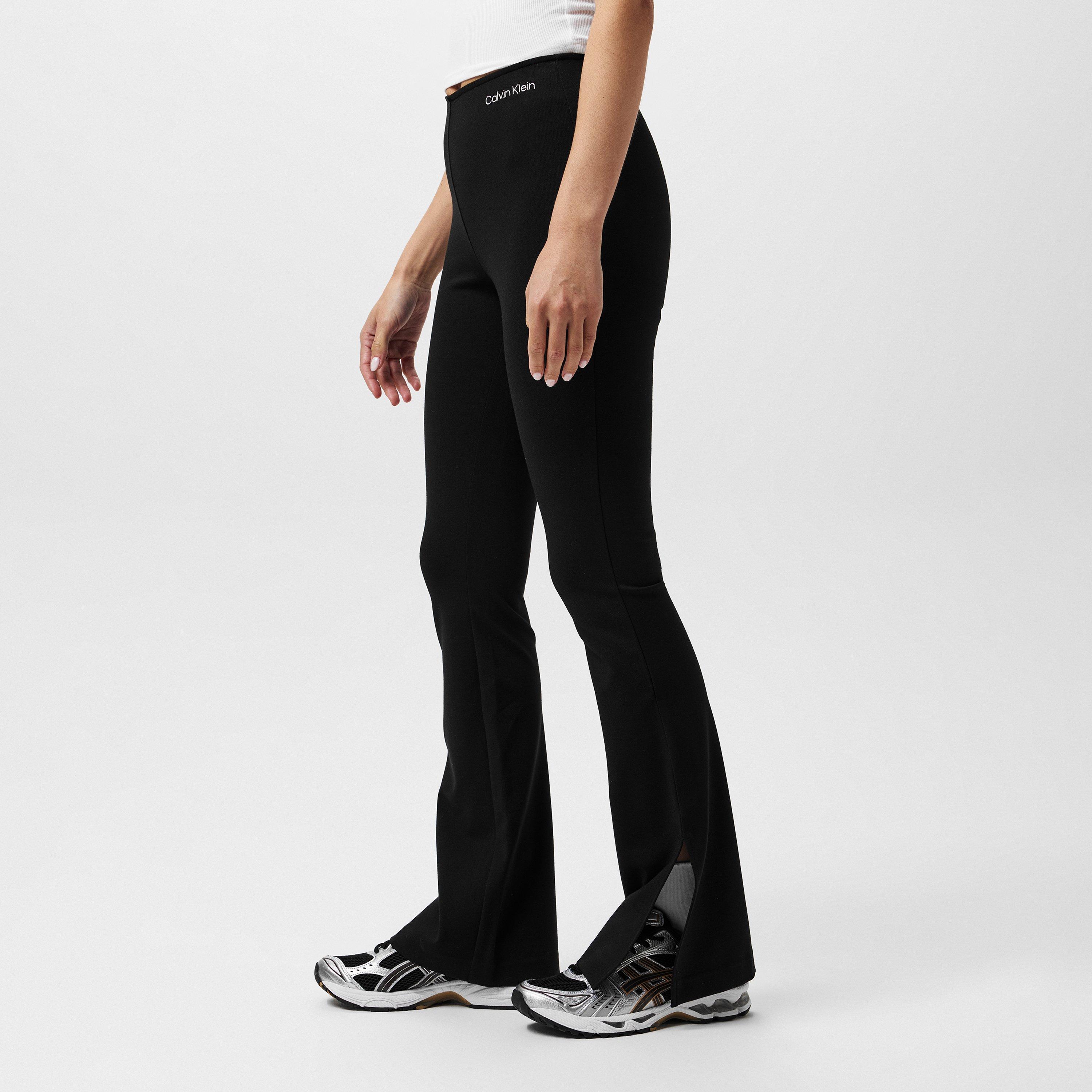 Ck Preto - Calvin Klein Jeans - Women's Milano Logo Elastic Leggings - 2