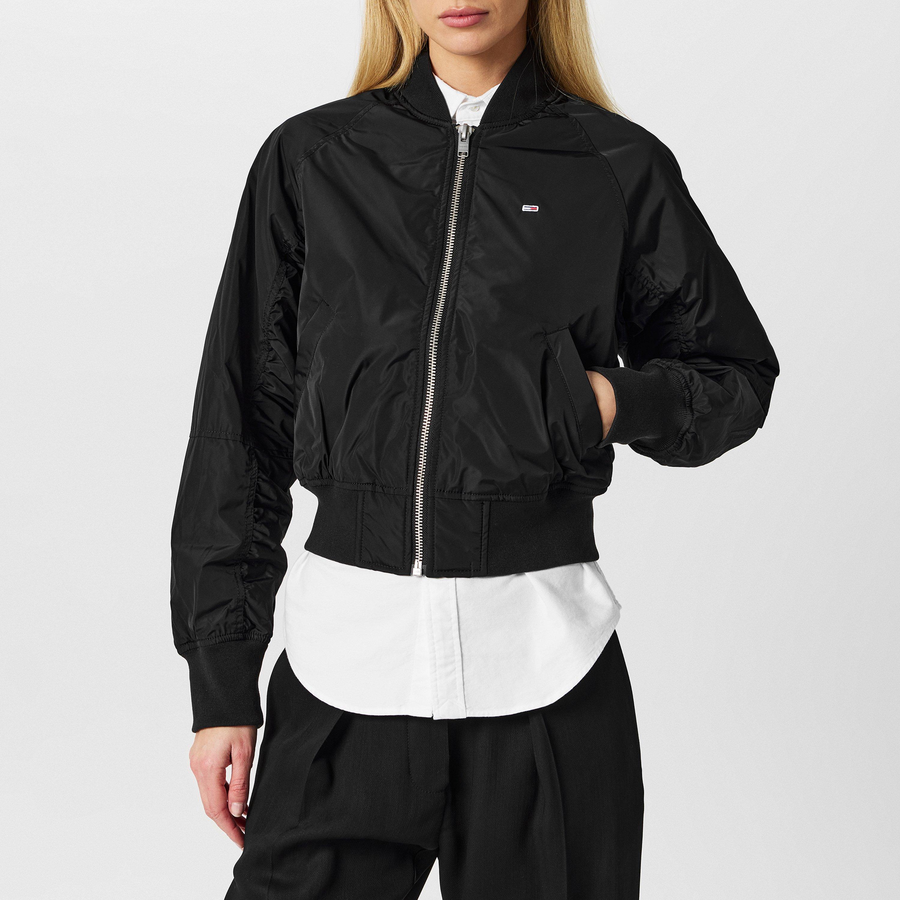 Nero - Tommy Jeans - Women&#x27;s Essential Bomber Jacket - 3