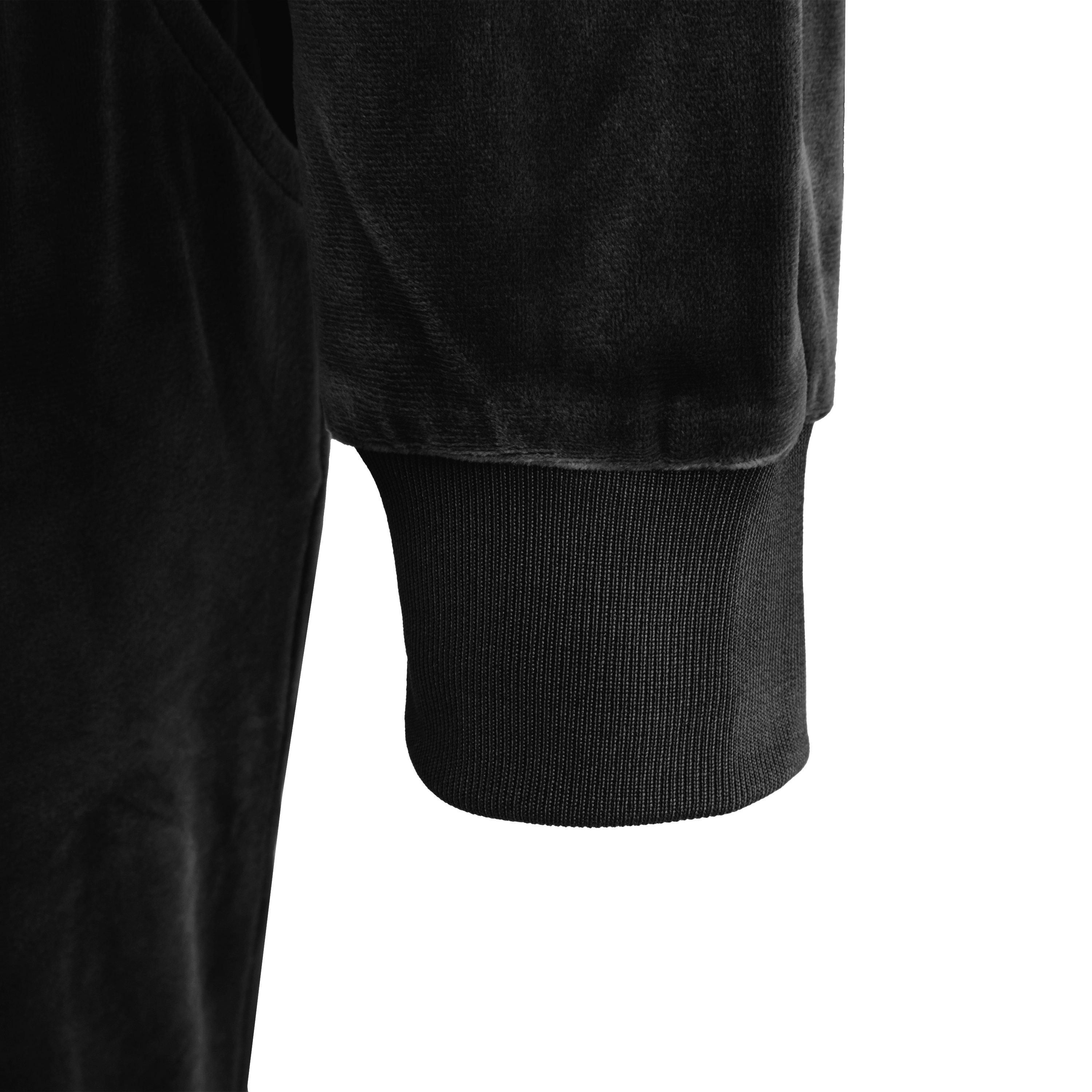 Zwart - Miso - Velour Tracksuit Set - 5