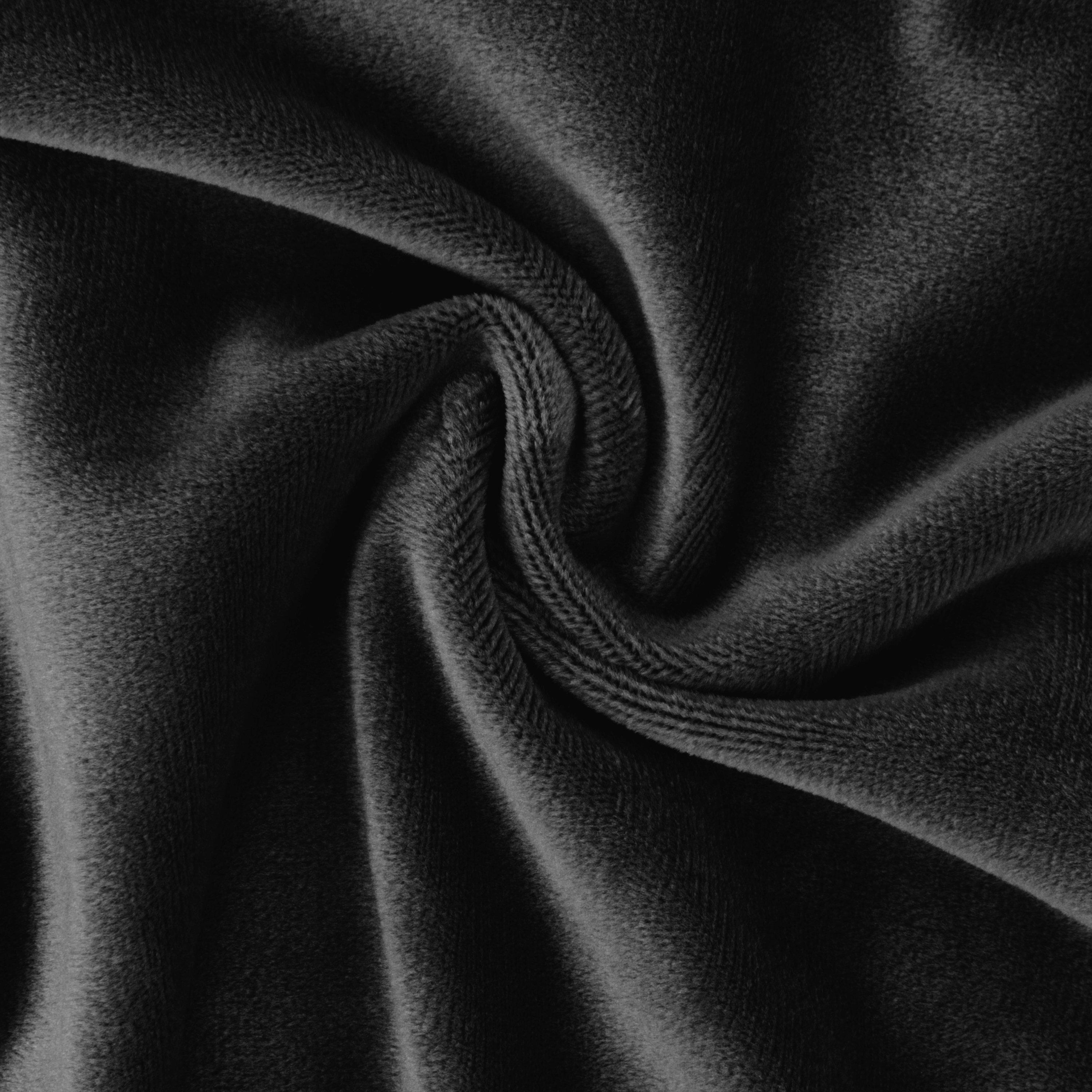 Zwart - Miso - Velour Tracksuit Set - 6