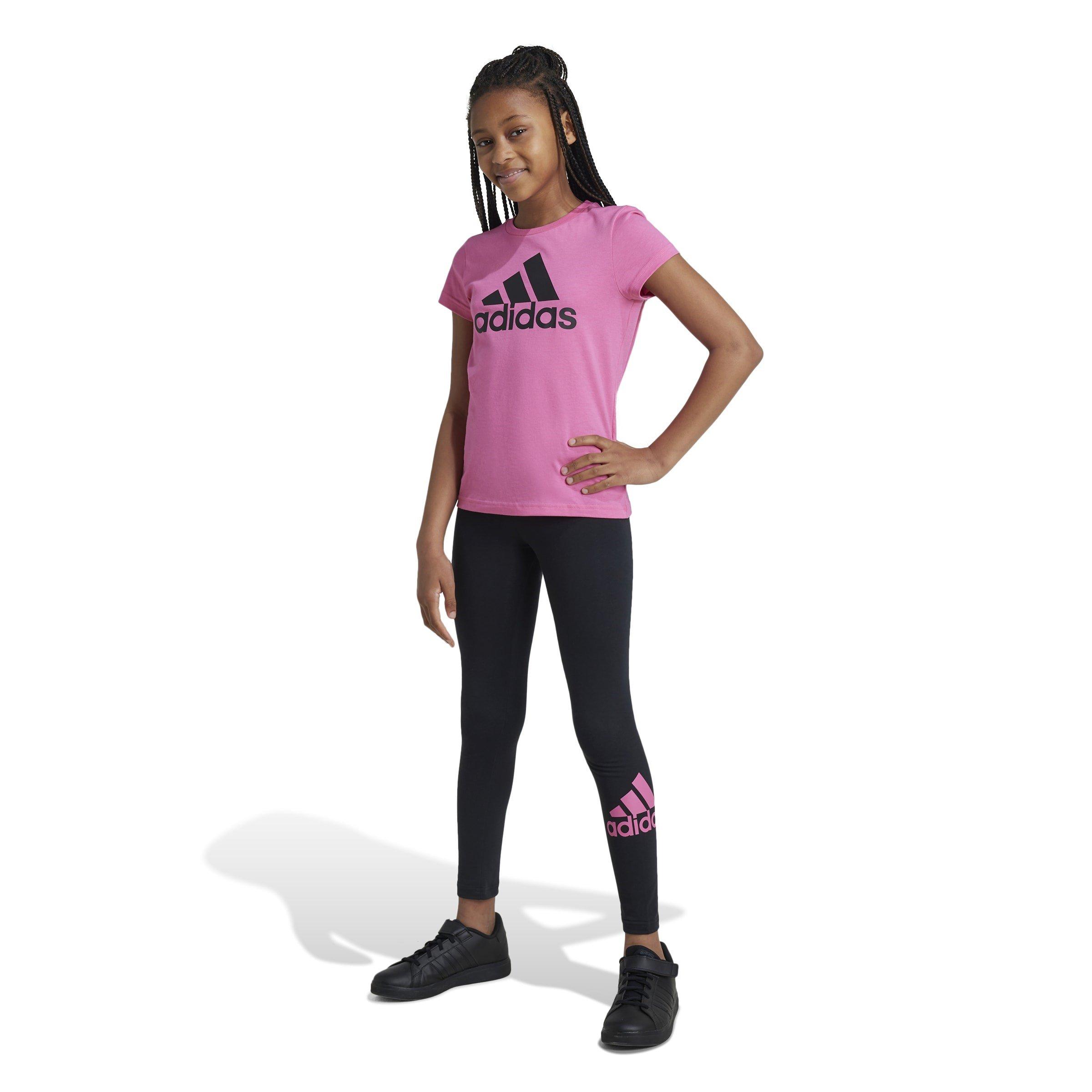 Blk/Pul.Magenta - adidas - Essentials Logo Leggings Juniors - 2
