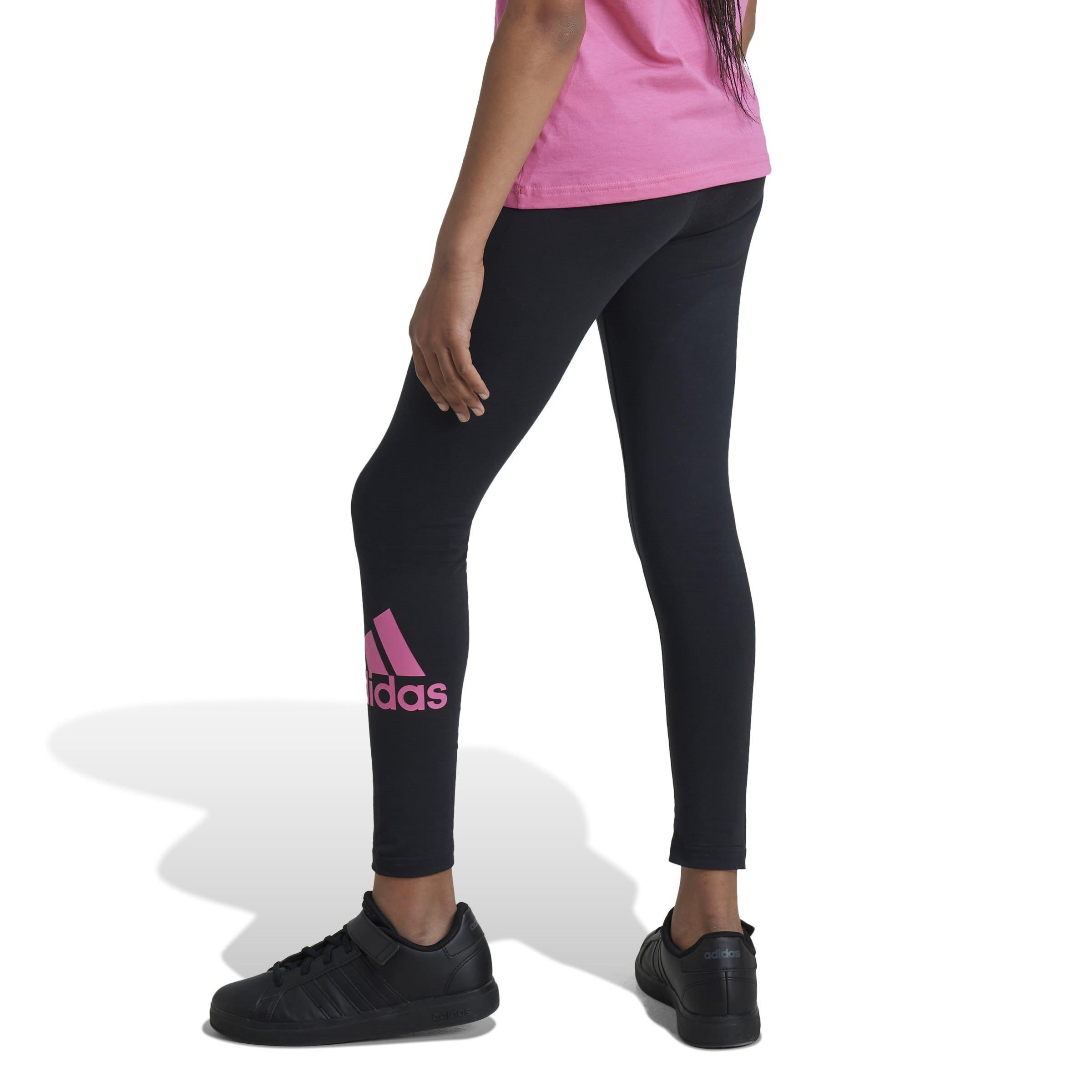 Blk/Pul.Magenta - adidas - Essentials Logo Leggings Juniors - 3