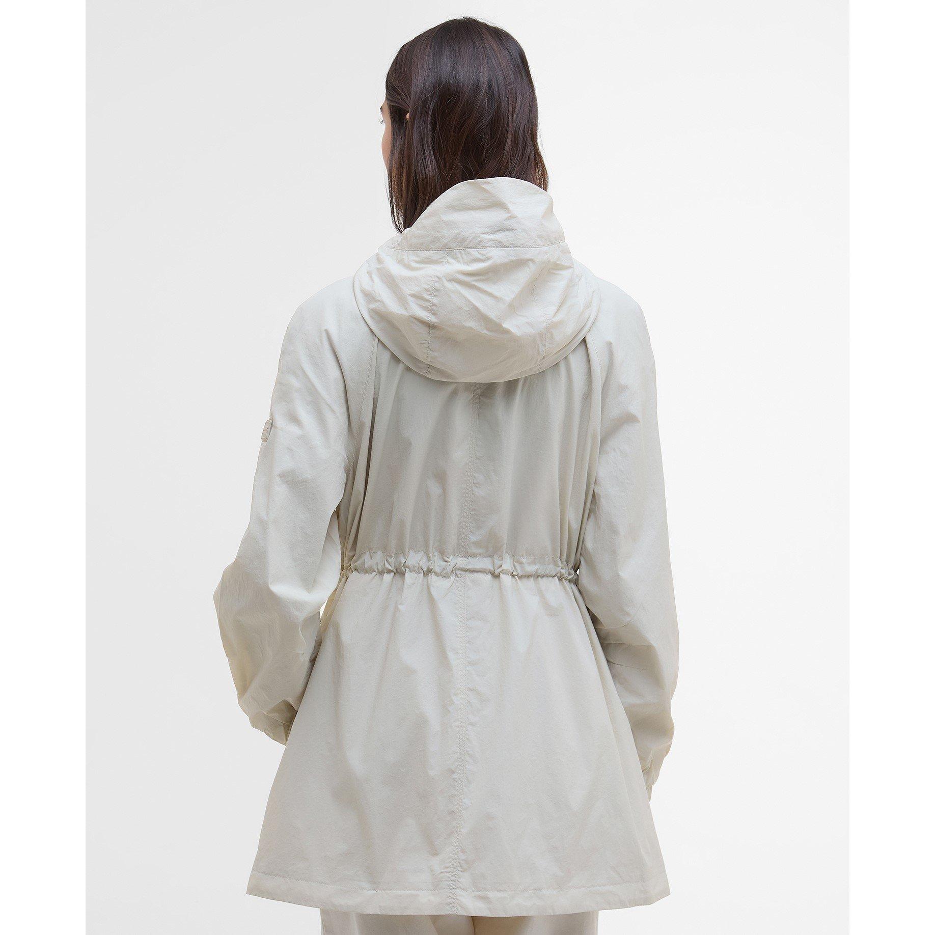 Silver Birch - Barbour International - Women's Misha Hooded Long Sleeve Rain Anorak - 2