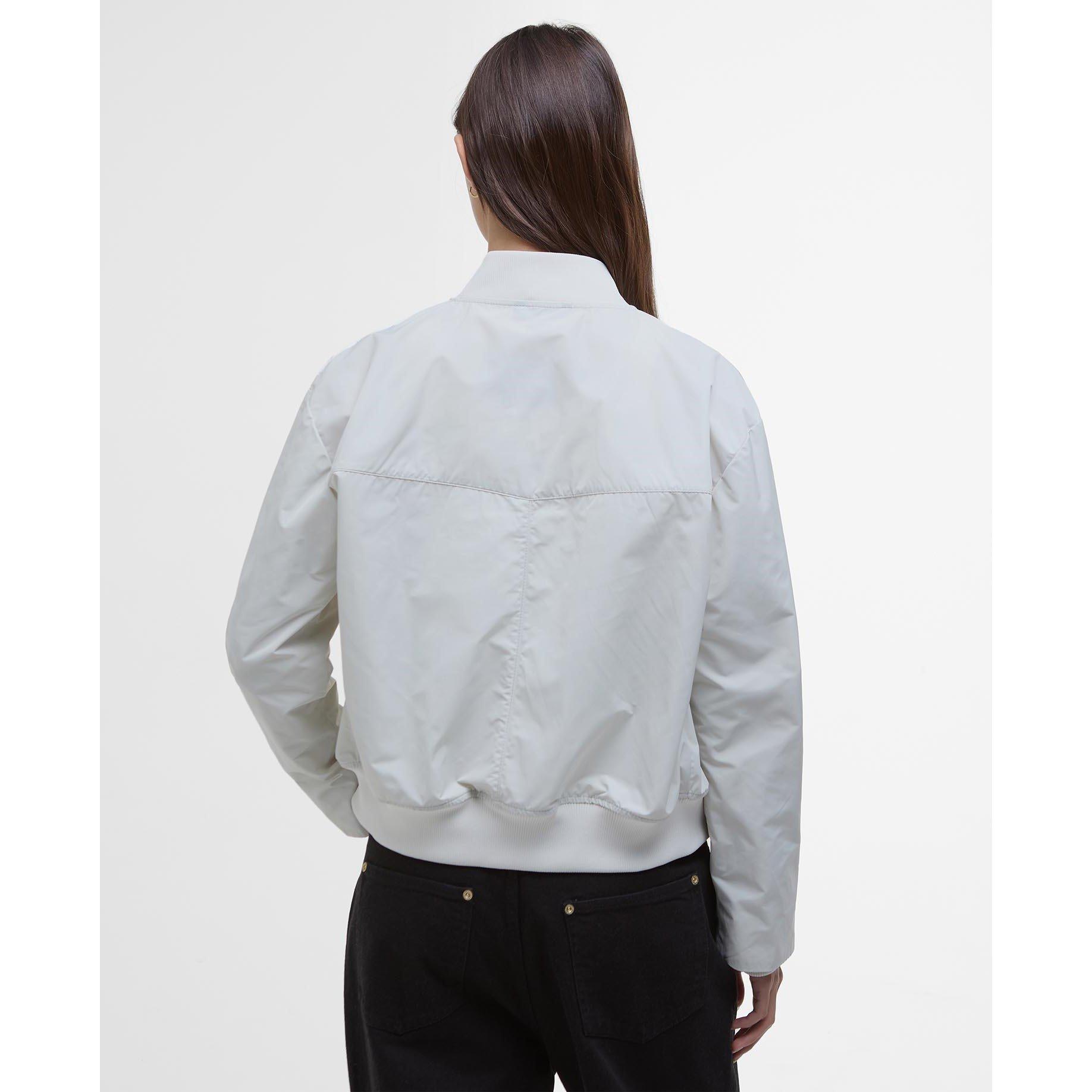 Silver Birch - Barbour International - Women's Priya Showerproof Hooded Long Sleeve Rain Anorak - 2