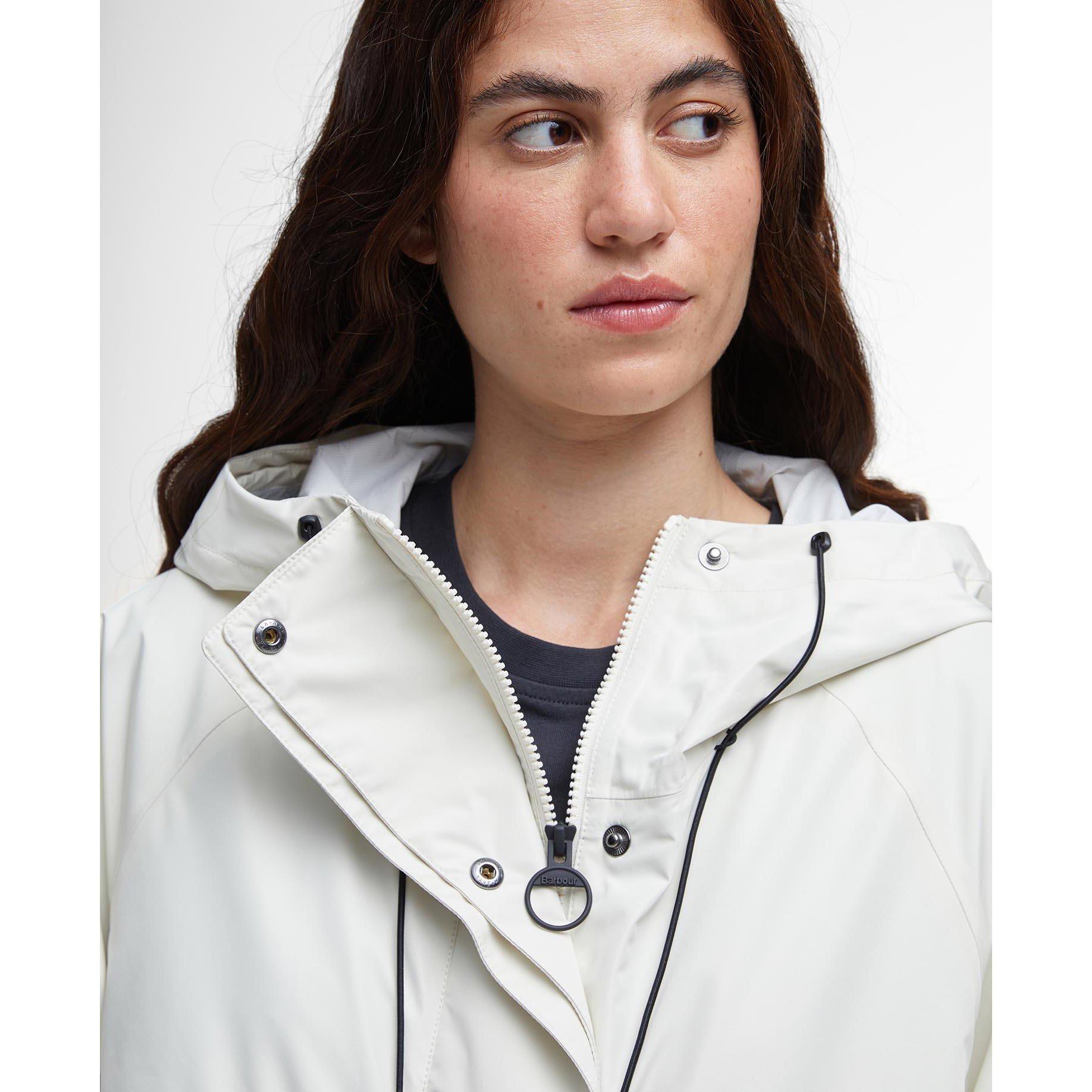 Salt - Barbour - Women's Jayla Waterproof Hooded Long Sleeve Rain Anorak - 4