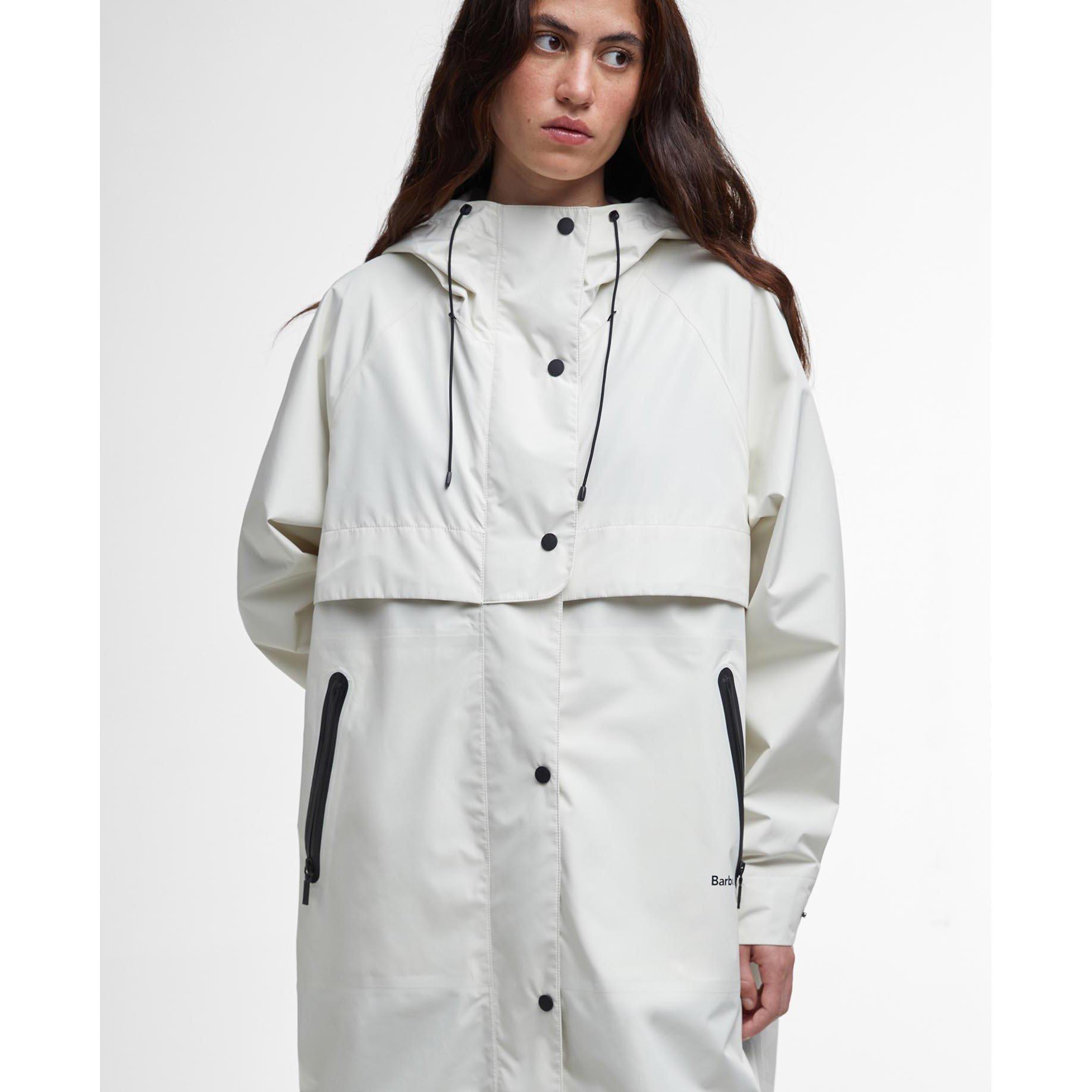 Salt - Barbour - Women's Jayla Waterproof Hooded Long Sleeve Rain Anorak - 6