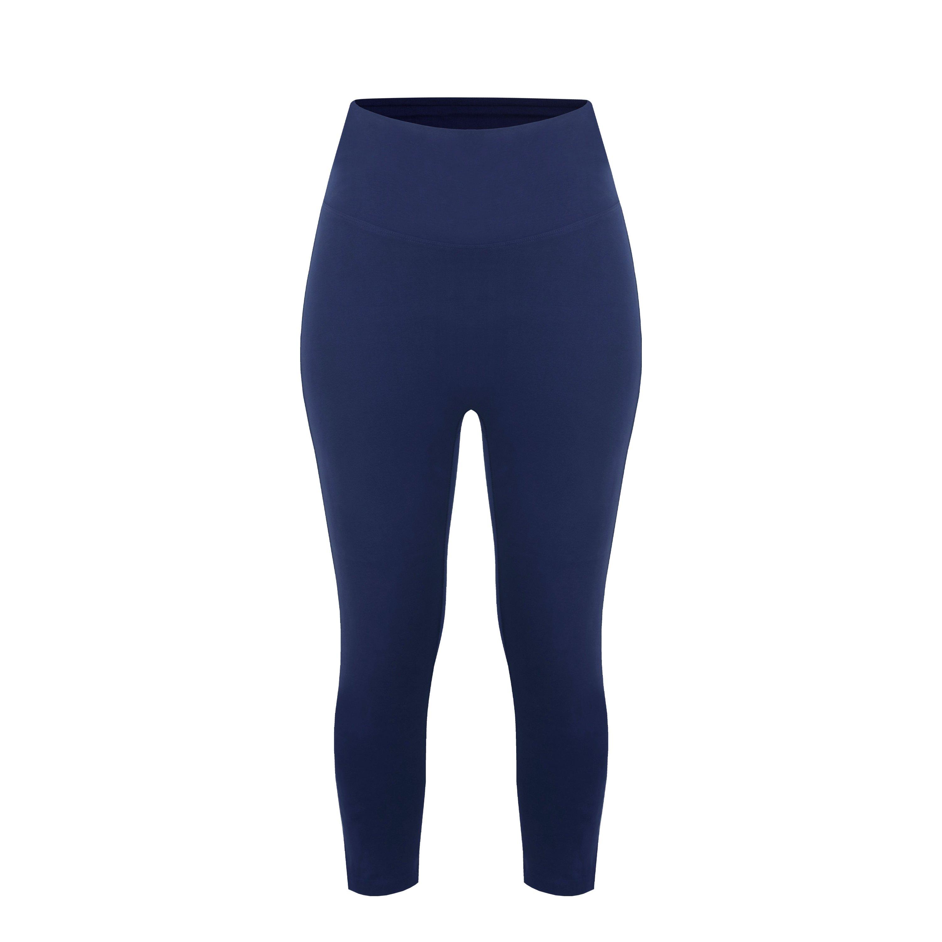 Navy - Miso - Womens Capri Leggings - 1