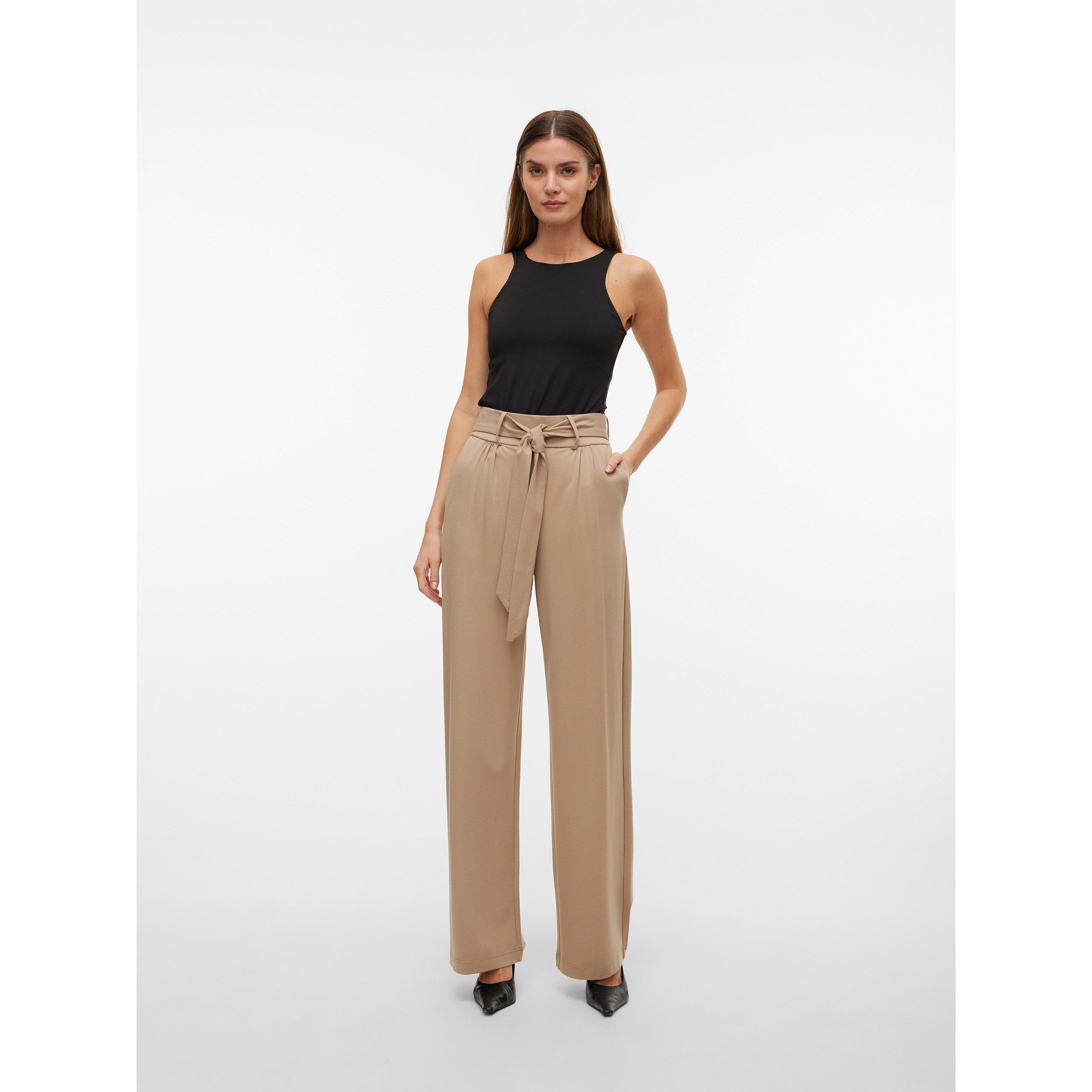 Silver Mink - Vero Moda Tall - VMEva High Waisted Trousers - 1