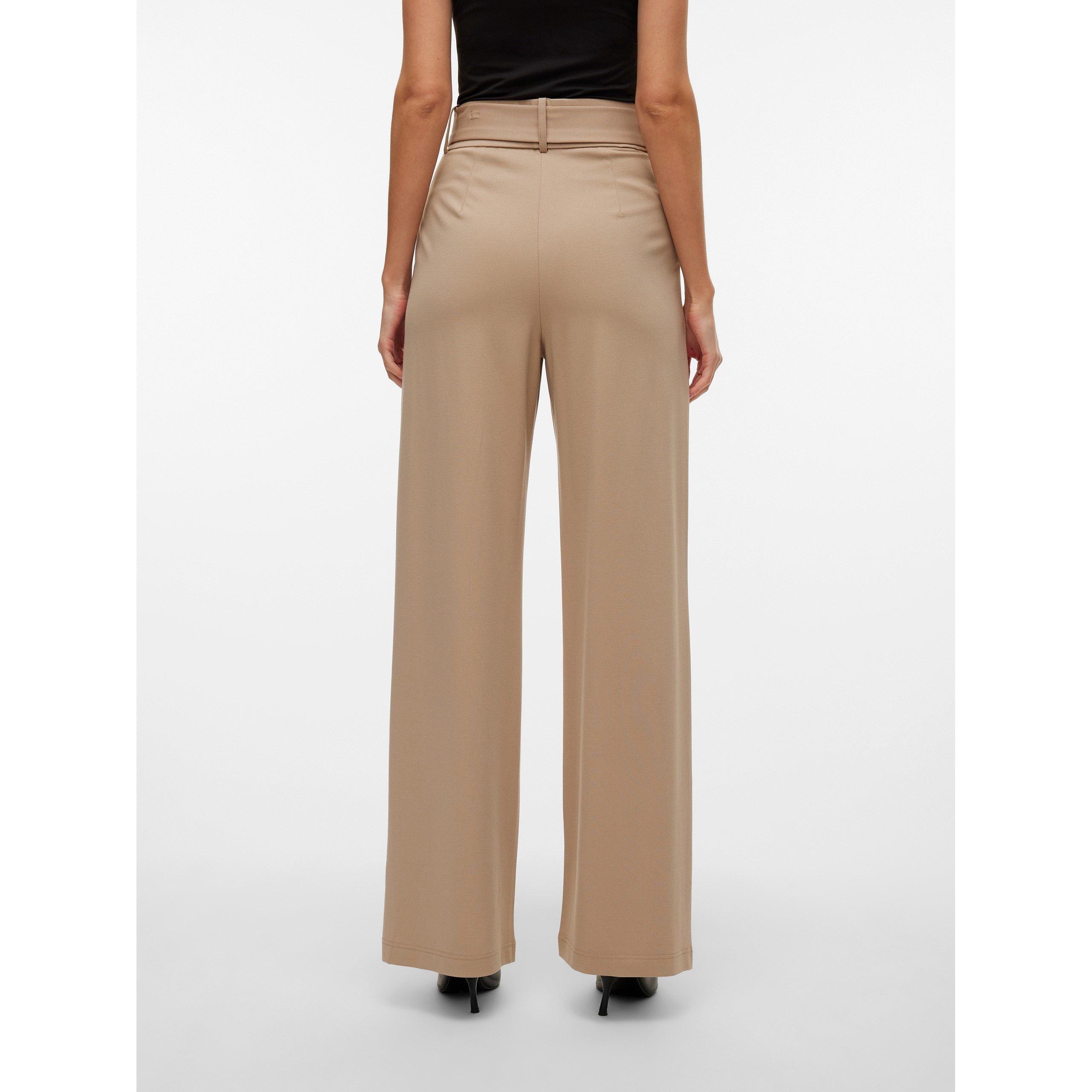 Silver Mink - Vero Moda Tall - VMEva High Waisted Trousers - 3