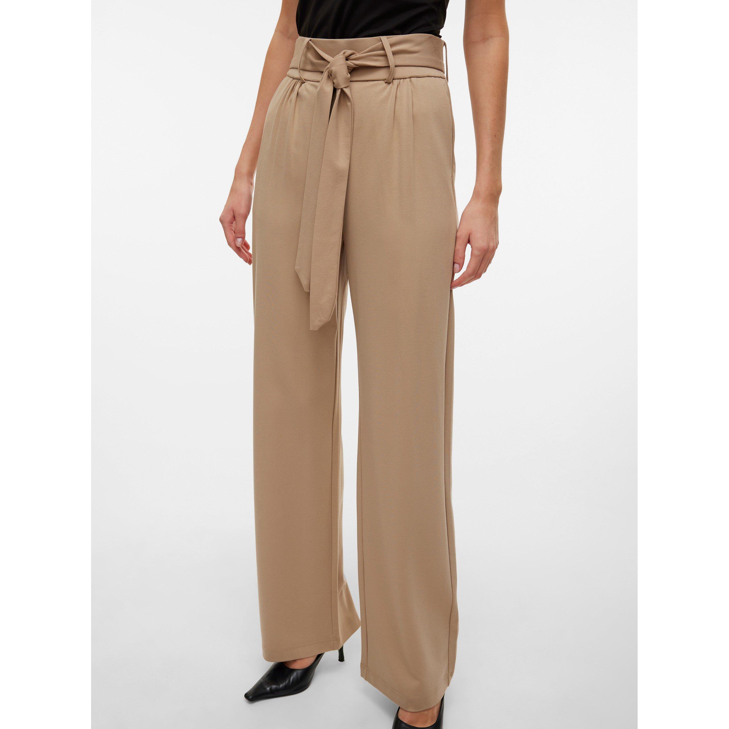 Silver Mink - Vero Moda Tall - VMEva High Waisted Trousers - 4
