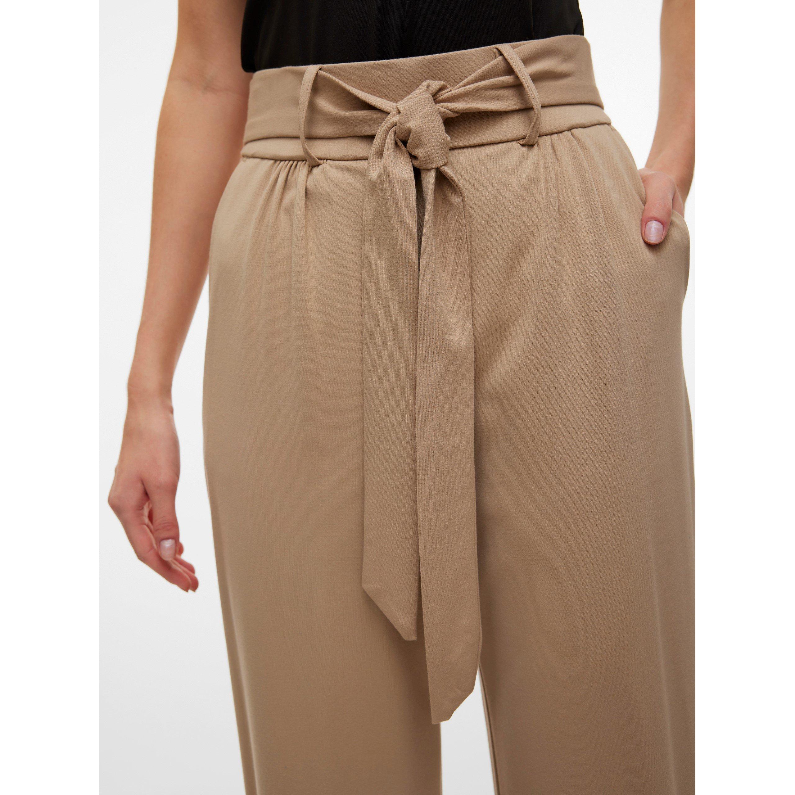 Silver Mink - Vero Moda Tall - VMEva High Waisted Trousers - 5