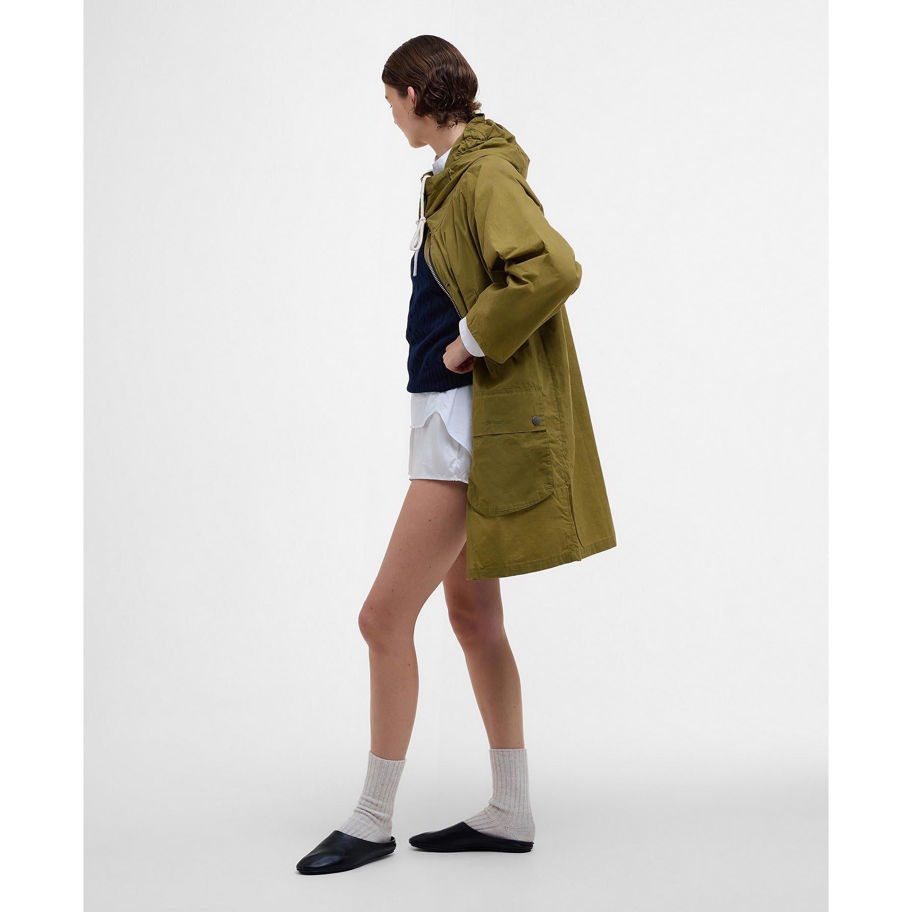 Seaweed Sal - Barbour - Women's Pattie Waterproof Hooded Long Sleeve Rain Anorak - 3