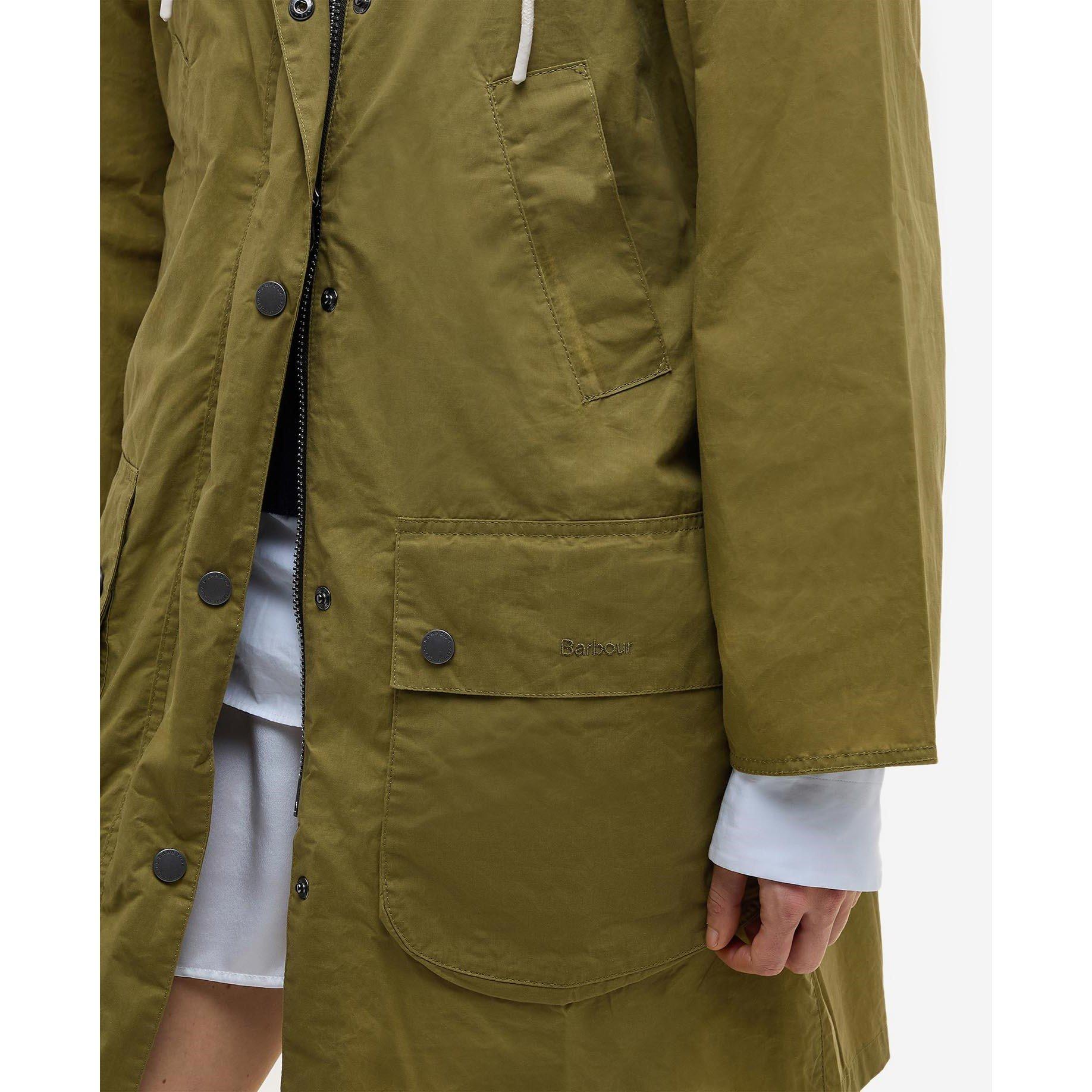 Seaweed Sal - Barbour - Women's Pattie Waterproof Hooded Long Sleeve Rain Anorak - 7