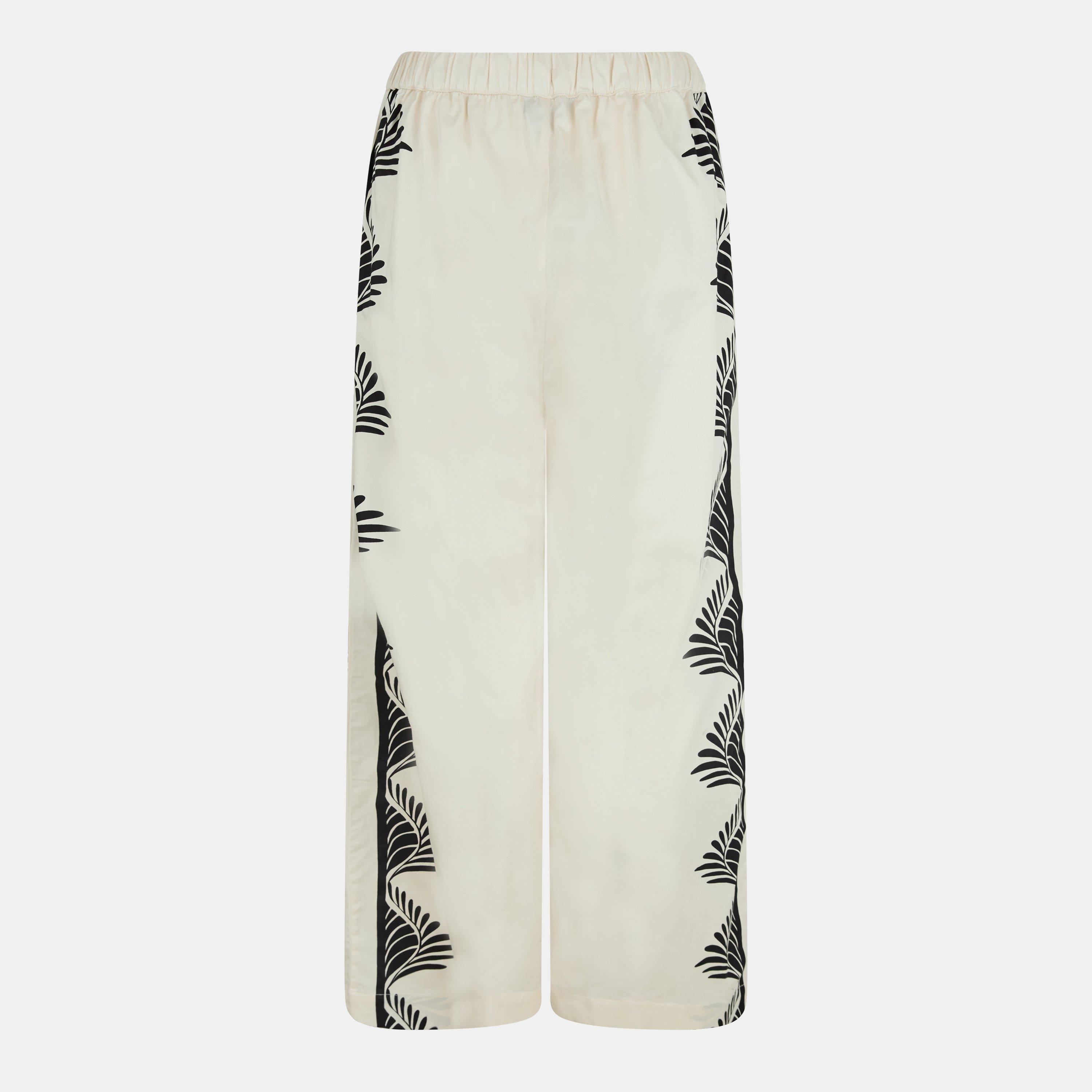 Black - French Connection - Women's Sherry Wide Leg Trousers - 2