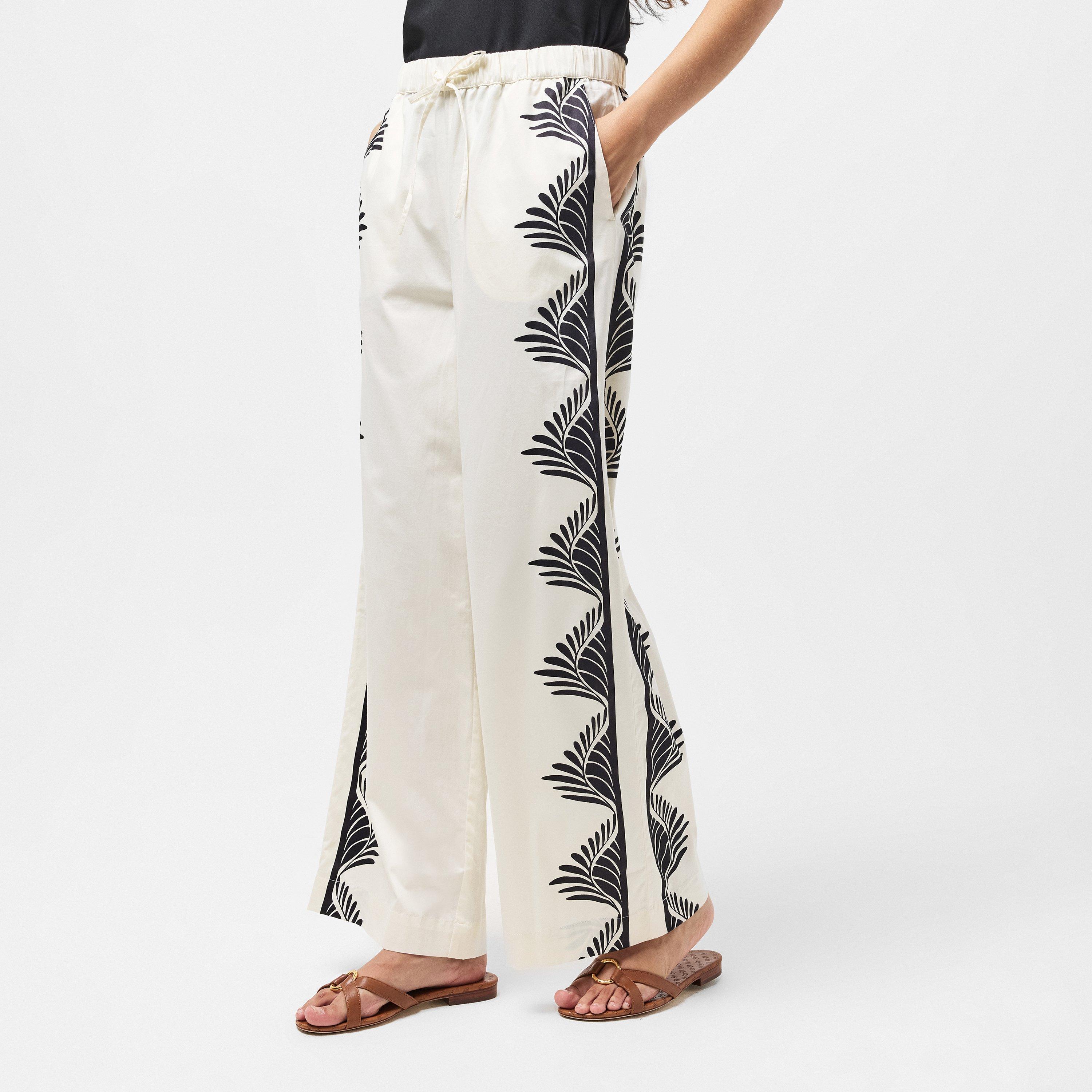 Black - French Connection - Women's Sherry Wide Leg Trousers - 3