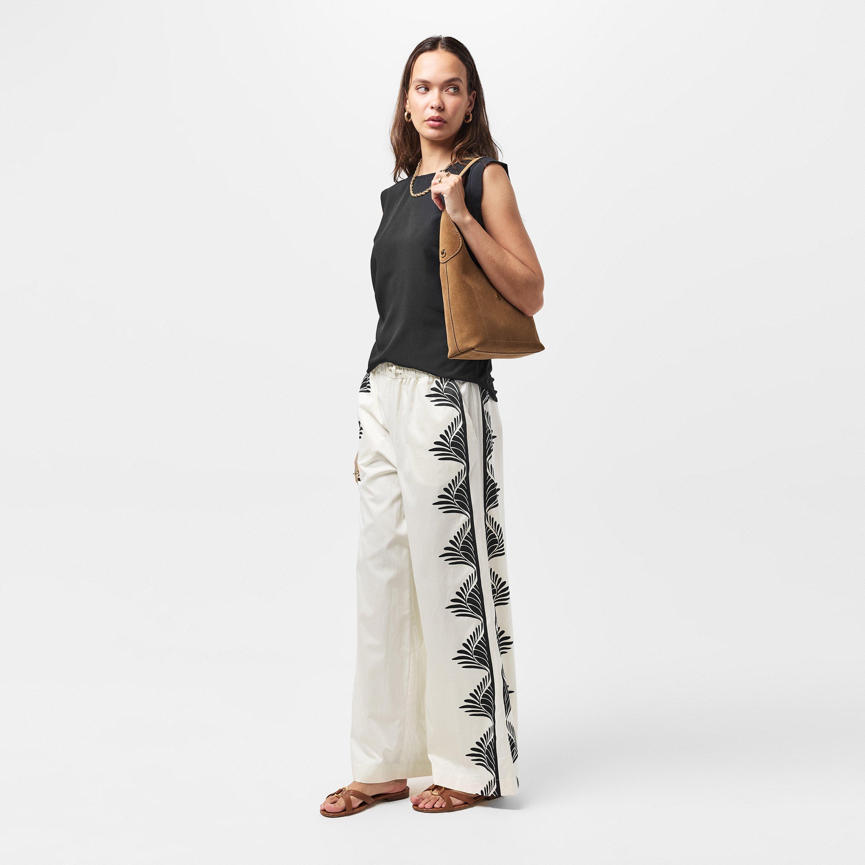 Black - French Connection - Women's Sherry Wide Leg Trousers - 6