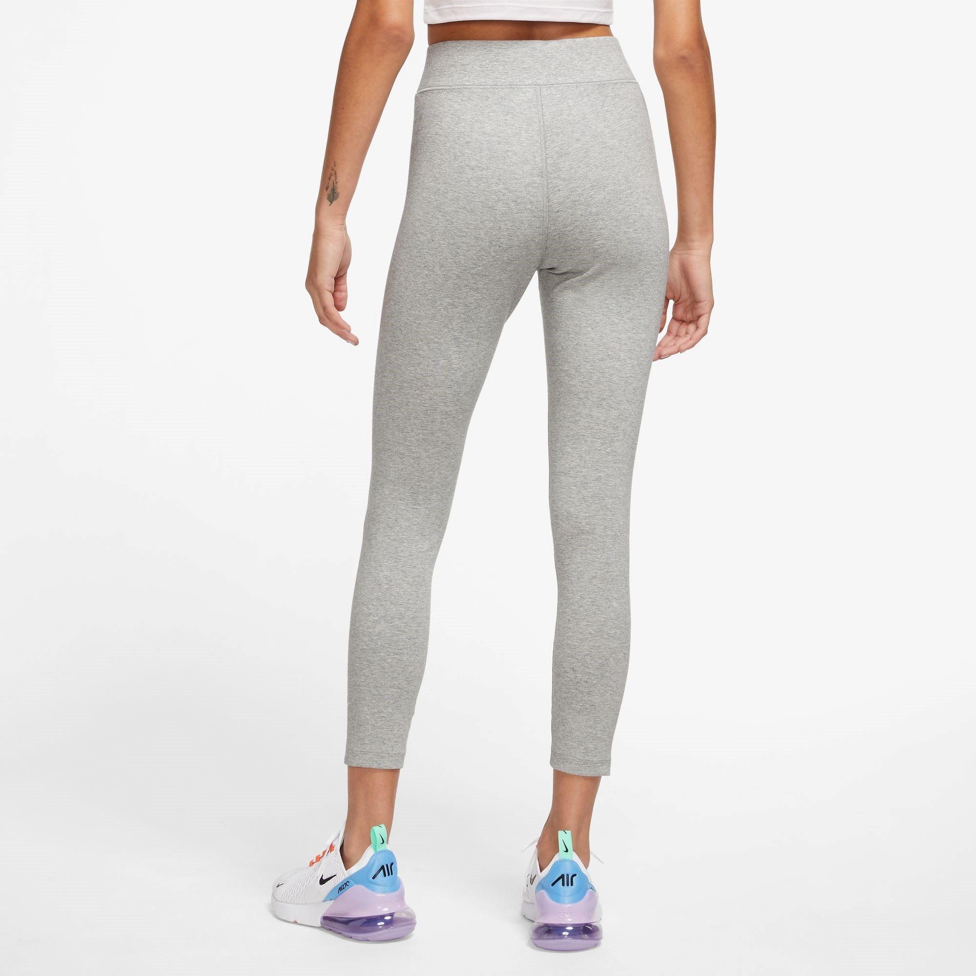 Grey Heat/Sail - Nike - Sportswear Classics Womens 7/8 Leggings - 2