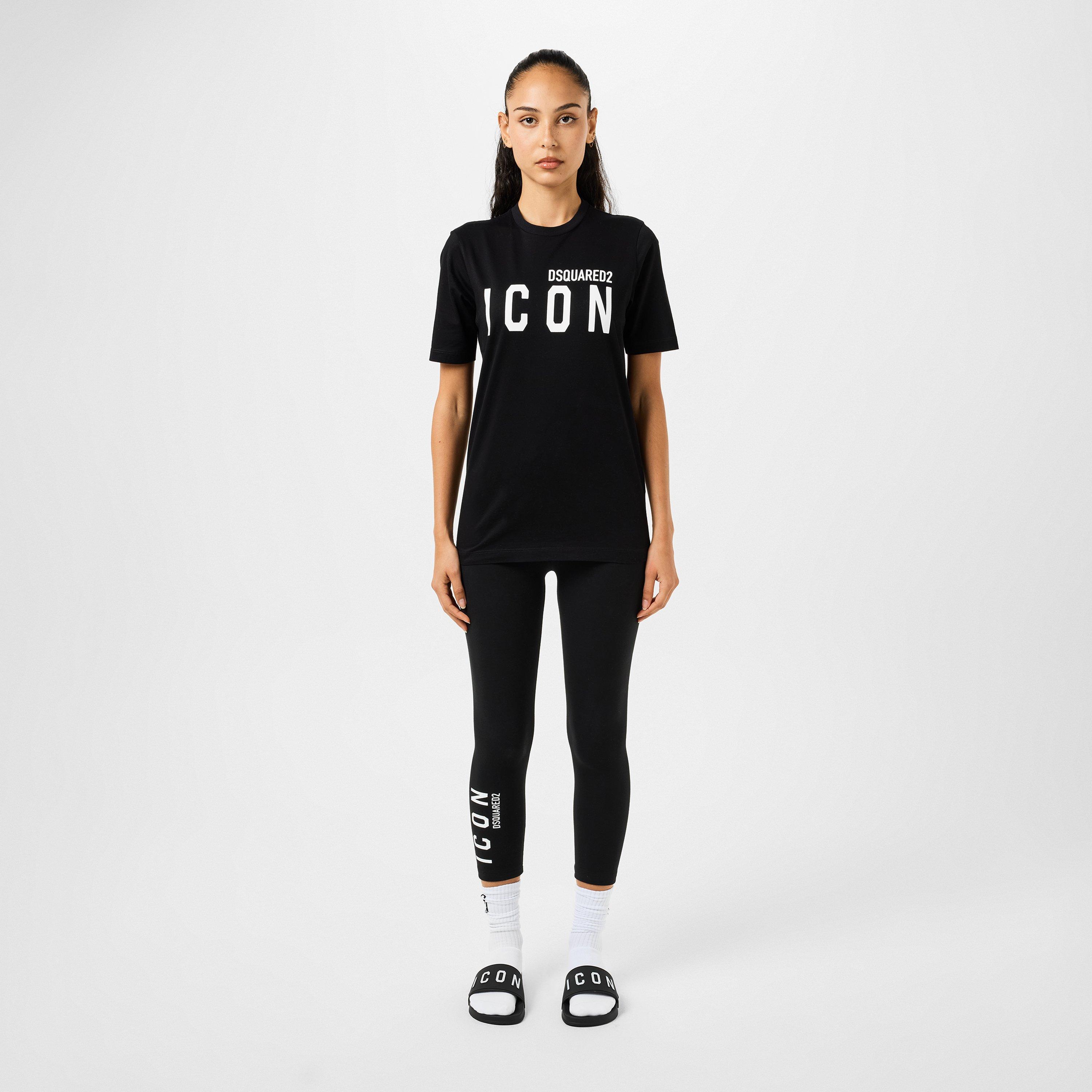 Black 010 - DSquared2 - Icon Leggings - 4