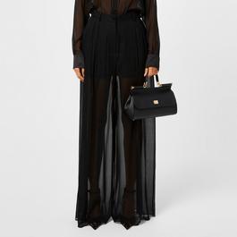 Dolce and Gabbana Chiffon Wide Leg Trousers