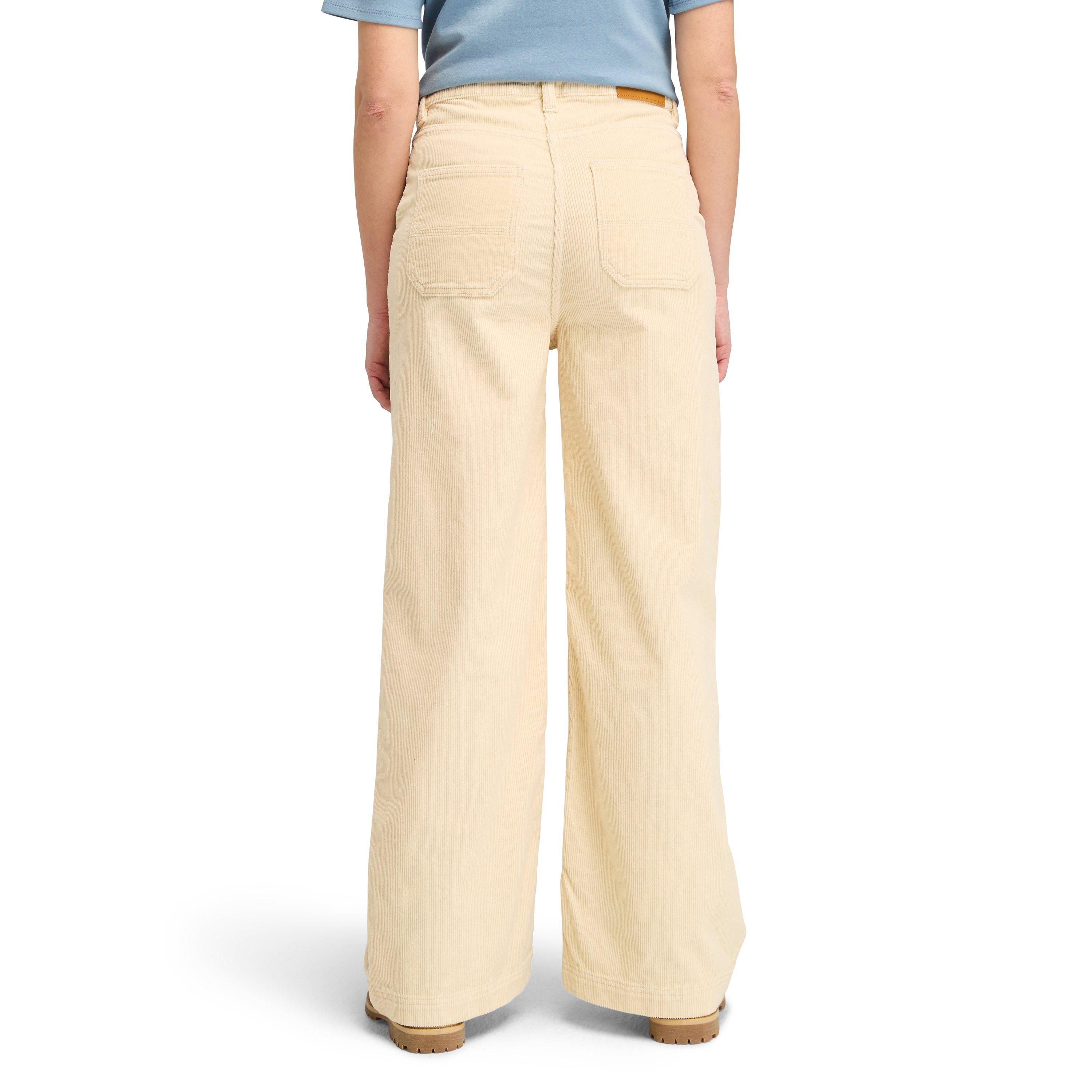 Angora - Timberland - Women's Corduroy Wide Leg Trousers - 2