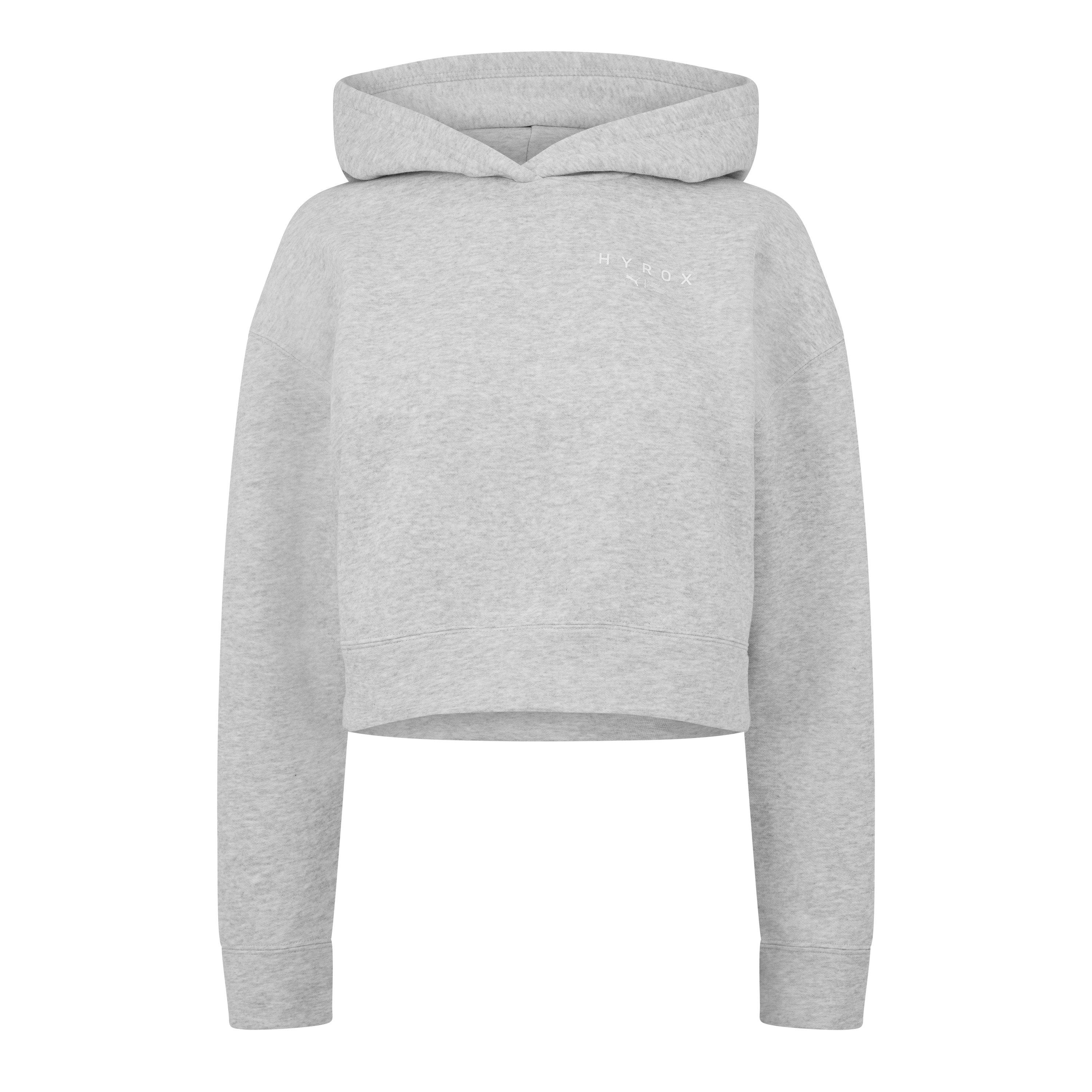 Puma Grey - Puma - Women's HYROX World Cropped Hoodie - 5