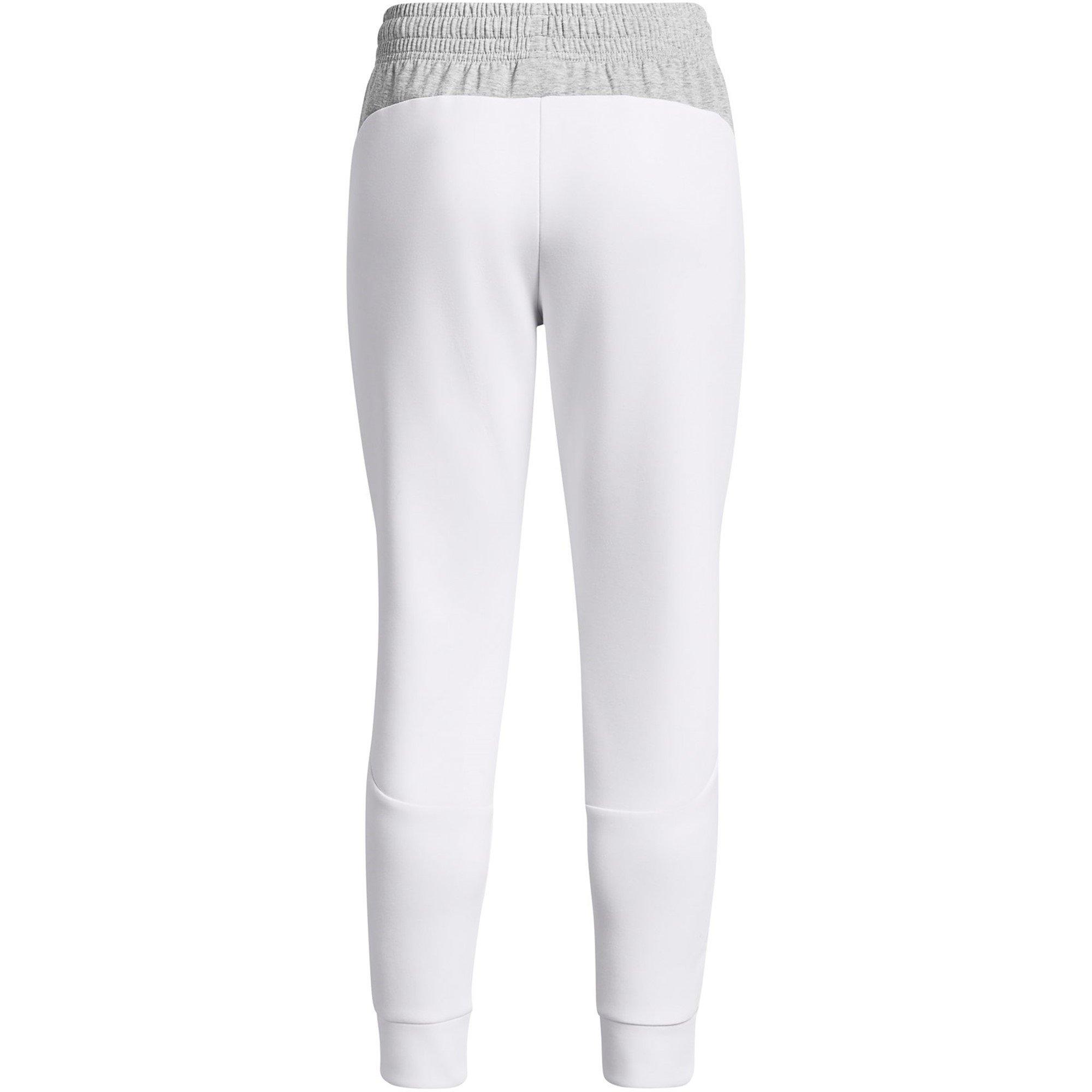 Grey - Under Armour - Unstoppable Closed Hem Fleece Jogger - 7