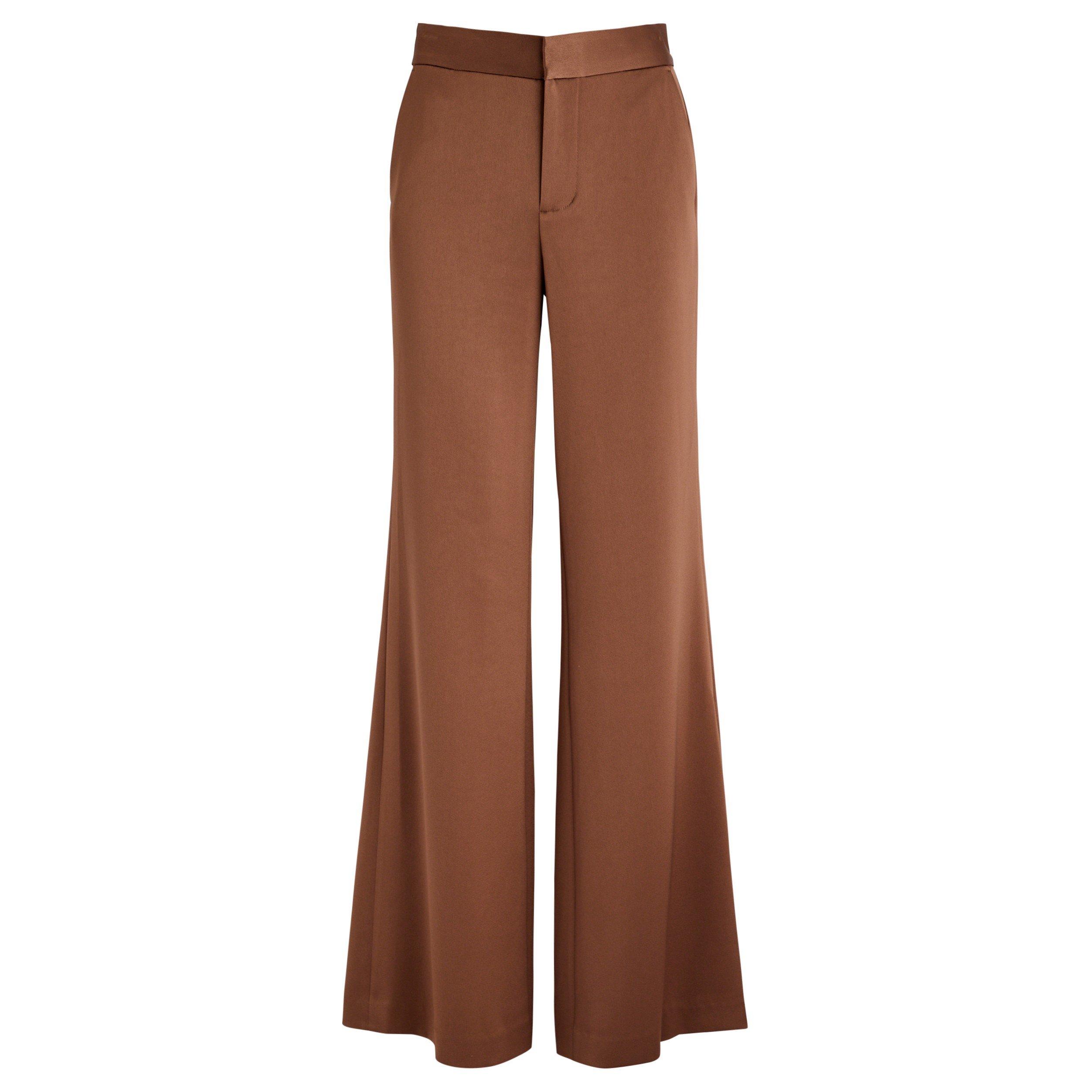 CAMEL - Alice And Olivia - TR CALVIN BAGGY TROUSER