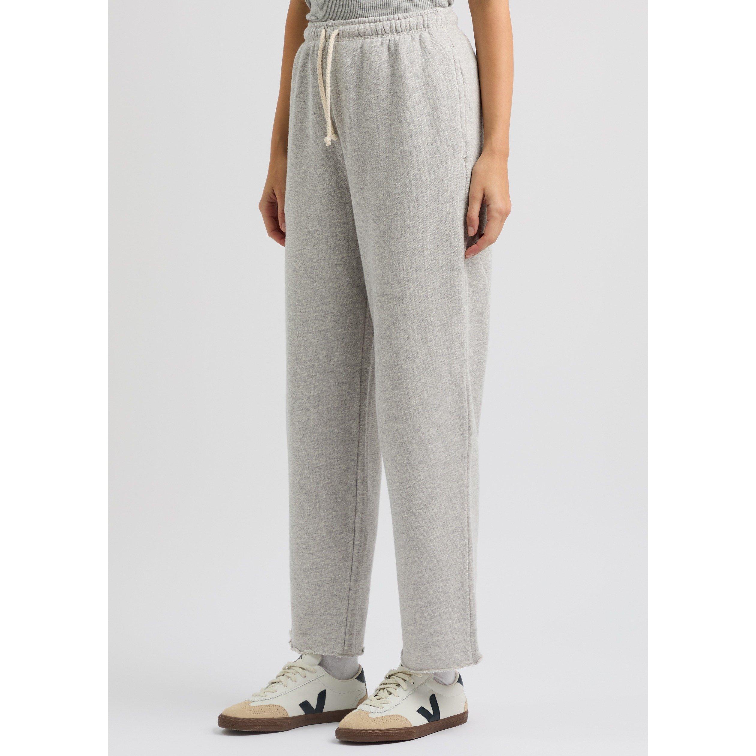LIGHT GREY - American Vintage - Women's Kodytown Cotton Open Hem Straight Leg Joggers - 2