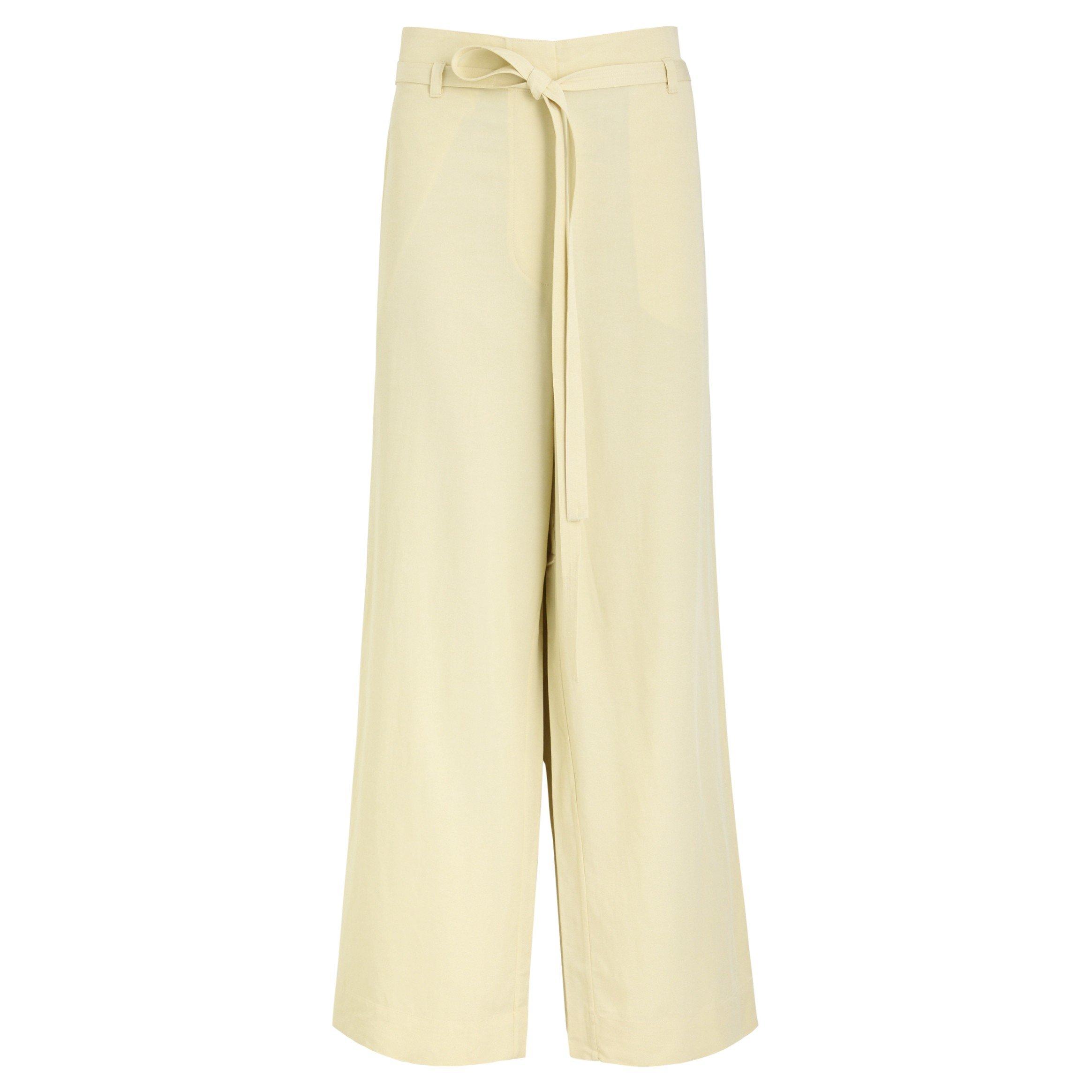 CREAM - Toteme - FLUID TIE-WAIST TROUSERS