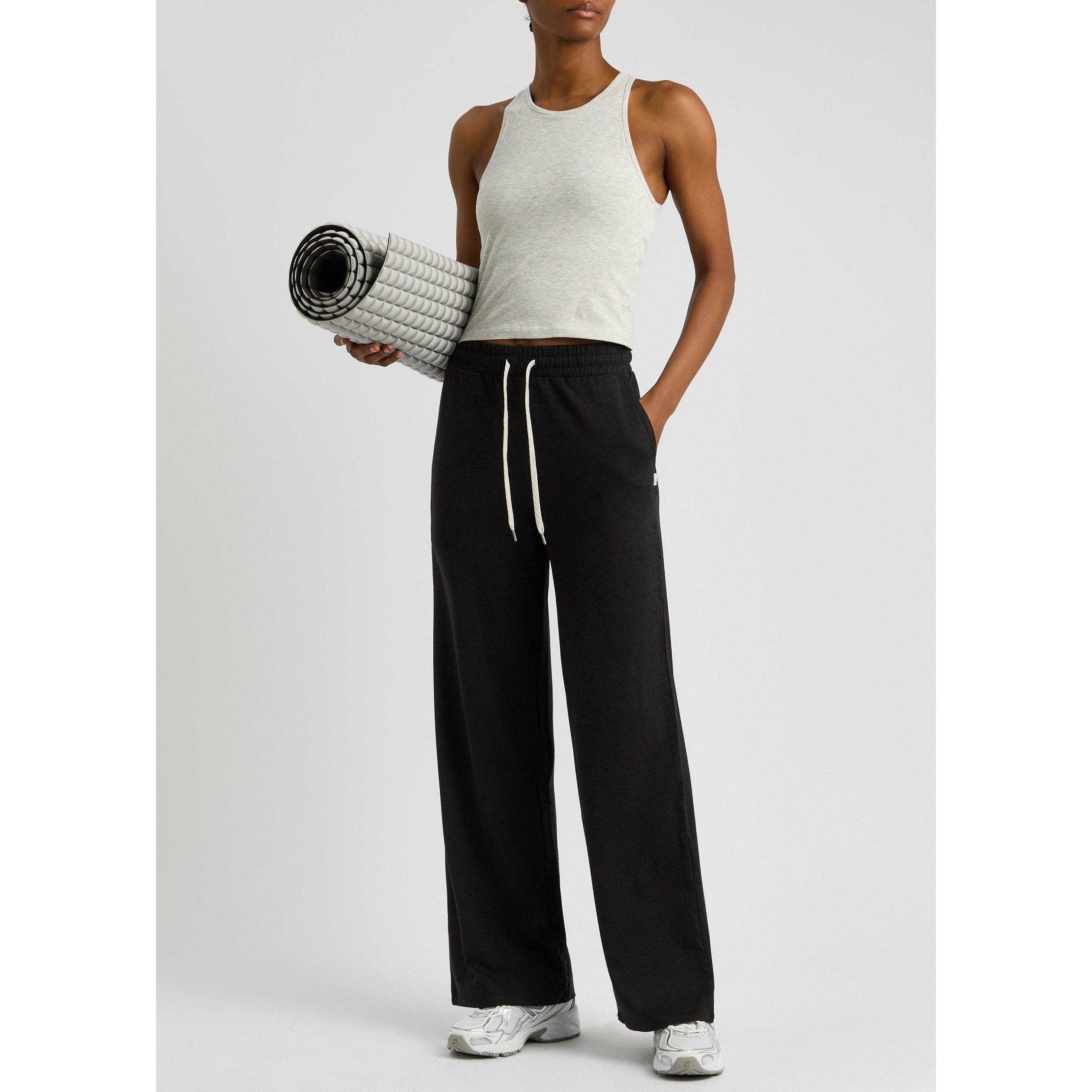 BLACK - Vuori - Women's Halo Relaxed Wide-Leg Joggers - 5