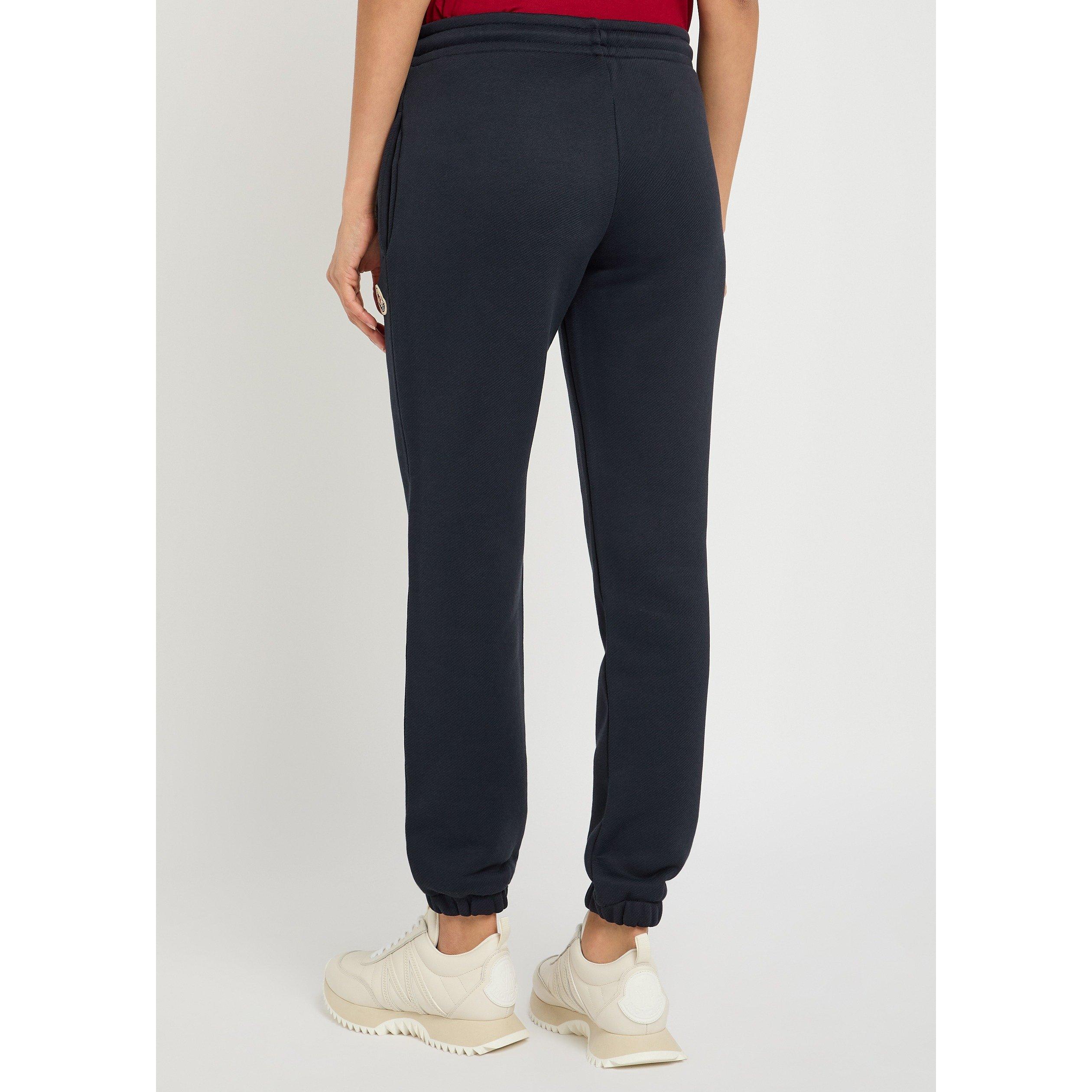 NAVY - Moncler - Women's Cotton Relaxed-Fit Joggers - 3
