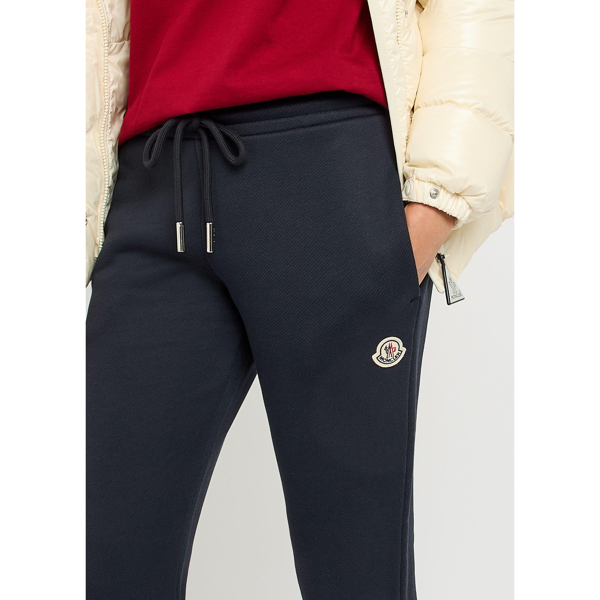 NAVY - Moncler - Women's Cotton Relaxed-Fit Joggers - 4