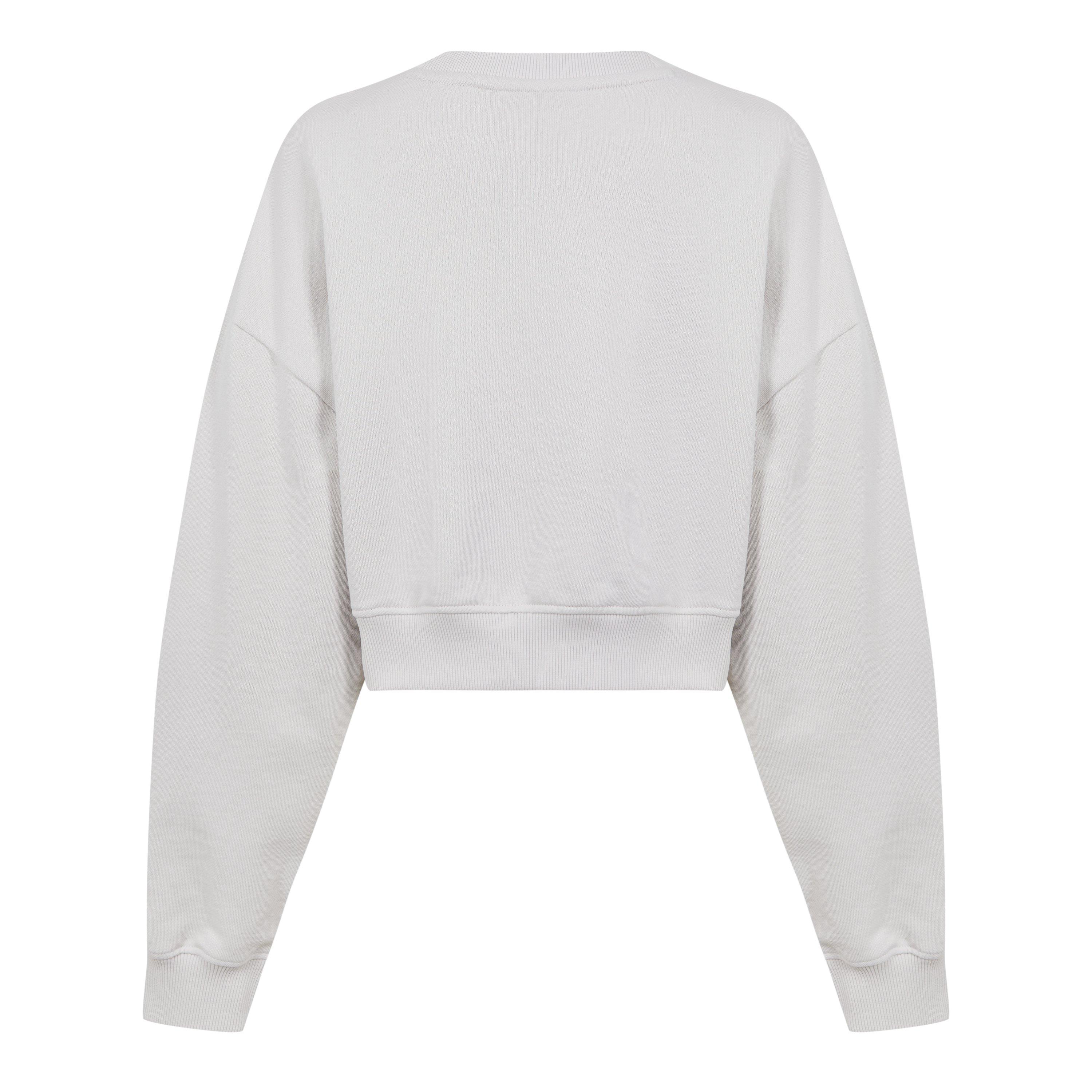 Moonbeam - Calvin Klein Jeans - Women's Script Institutional Crew Sweatshirt - 2