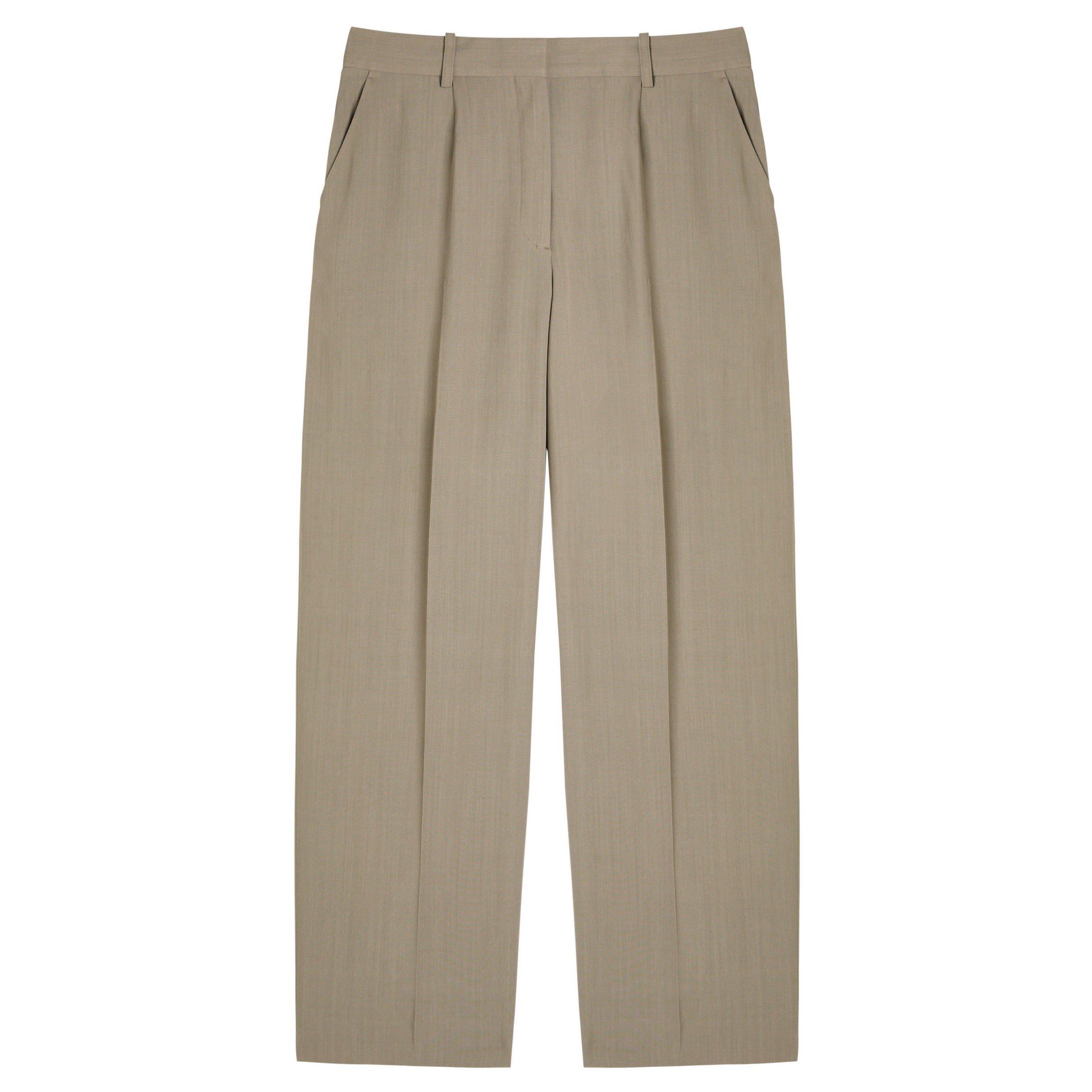 TAUPE - Toteme - WIDE FLUID TROUSER