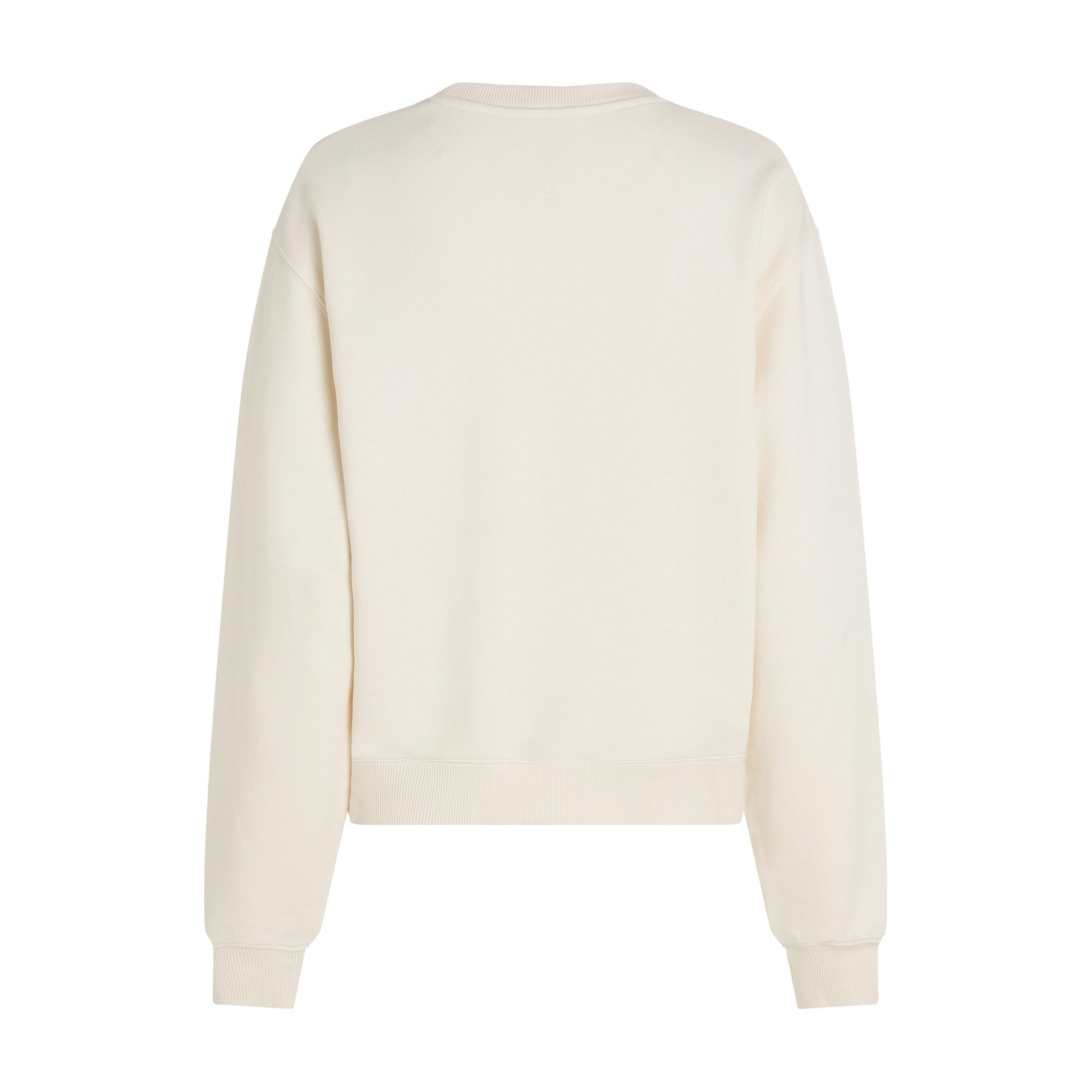 Ivory Petal - Tommy Hilfiger - Women's Regular Script Crew Sweatshirt - 6