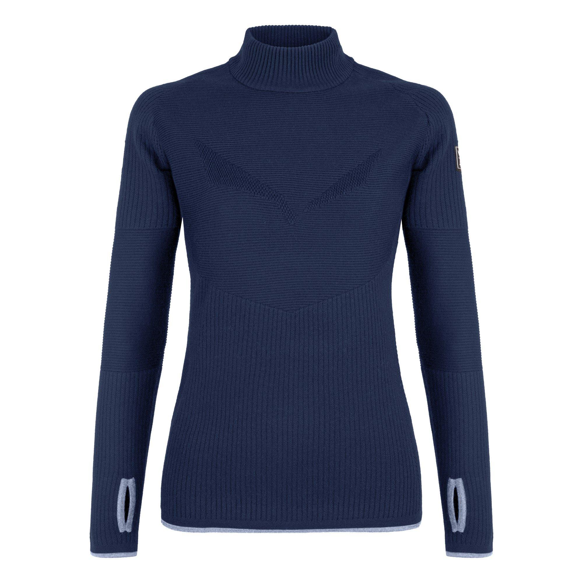 Navy Blazer - Salewa - Logo Pullover Crew Sweatshirt - 1