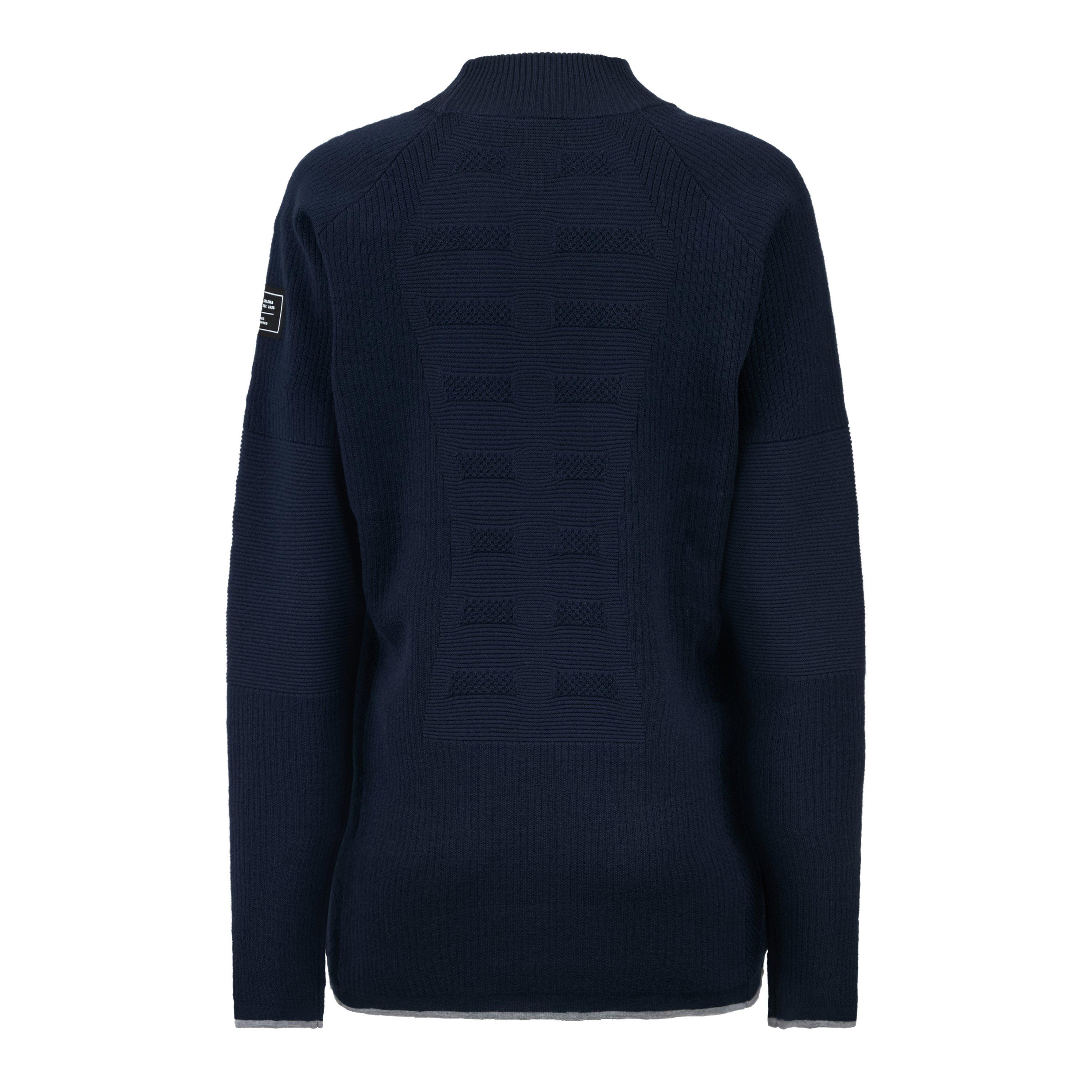 Navy Blazer - Salewa - Logo Pullover Crew Sweatshirt - 2