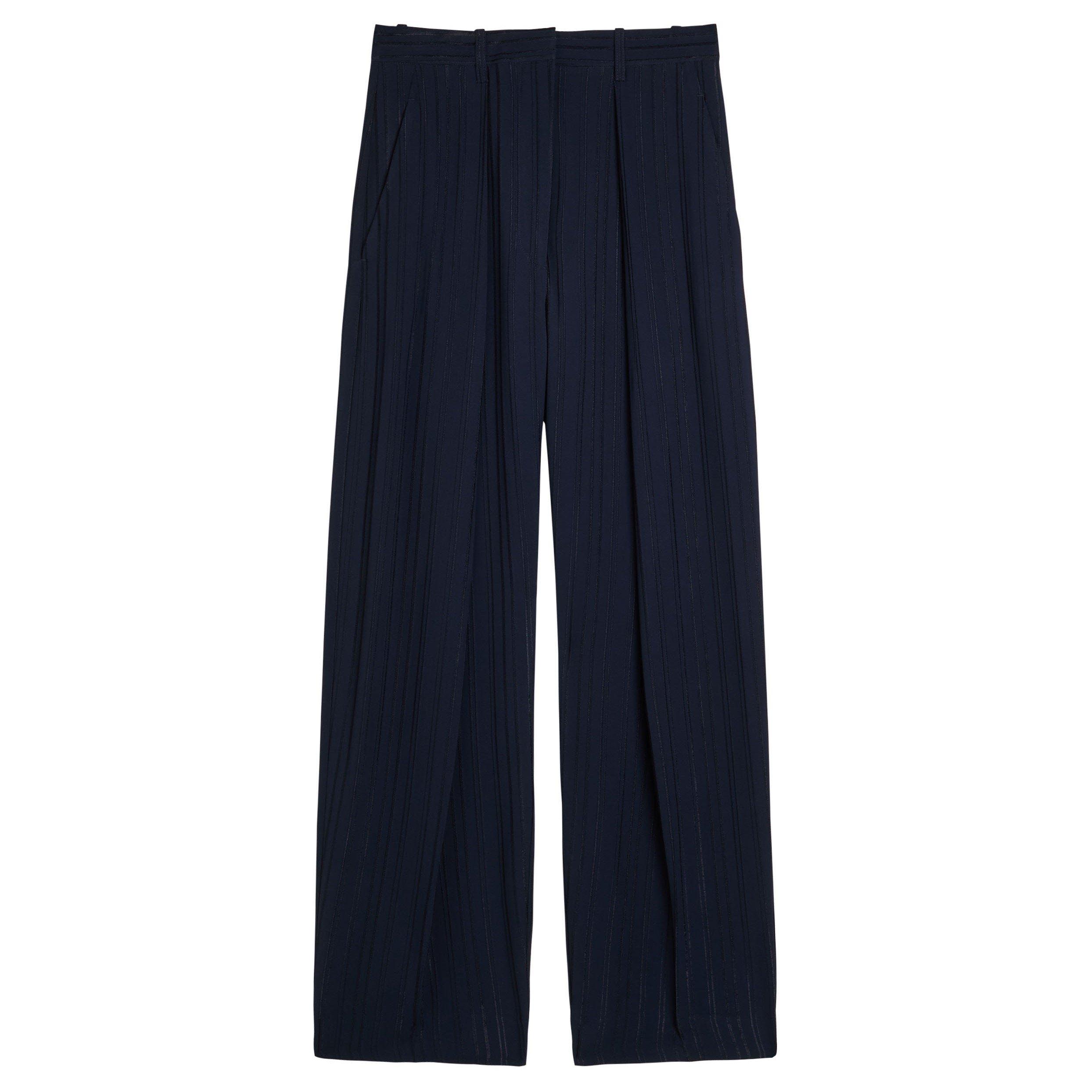 NAVY - Victoria Beckham - WIDE LEG TROUSRE - 1