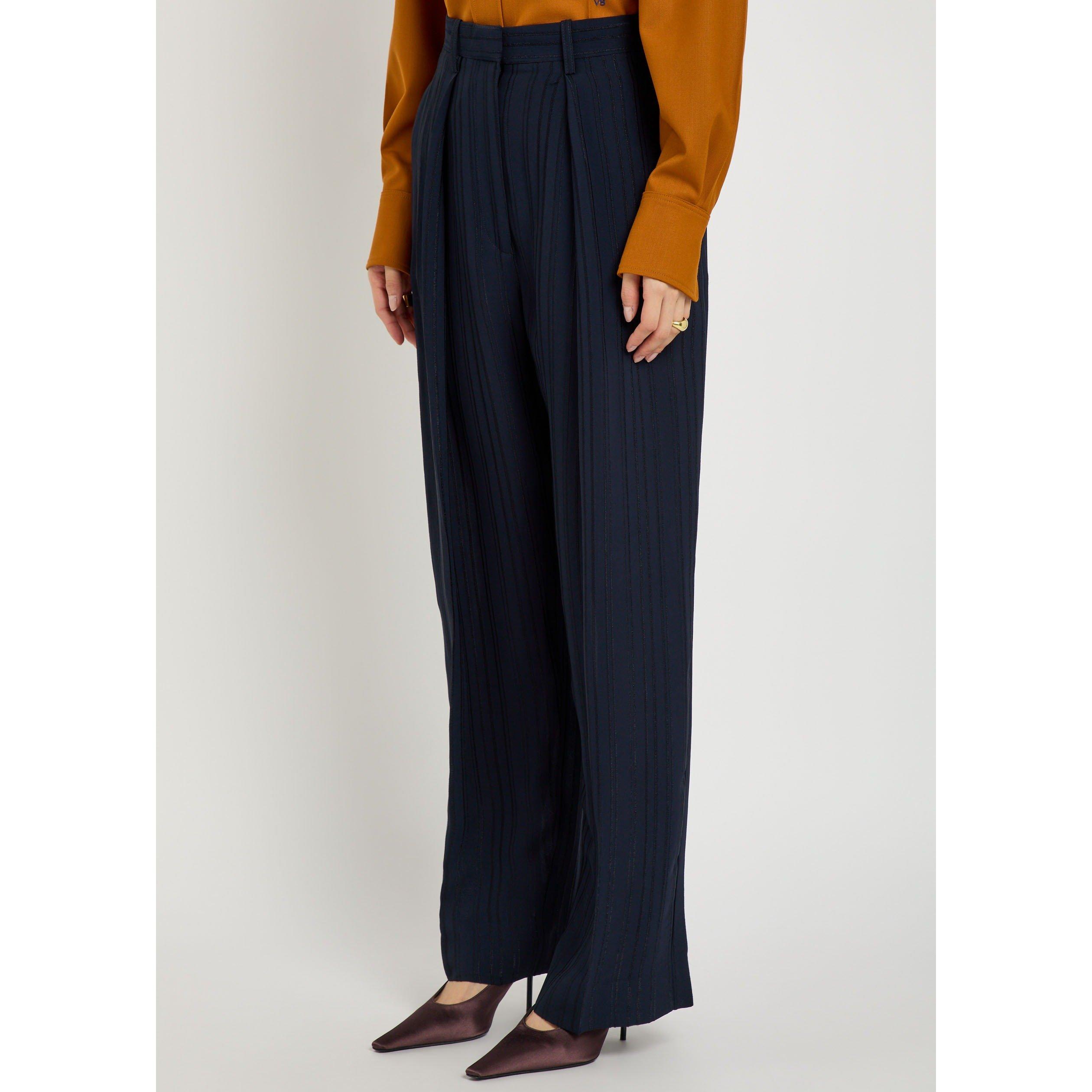 NAVY - Victoria Beckham - WIDE LEG TROUSRE - 2