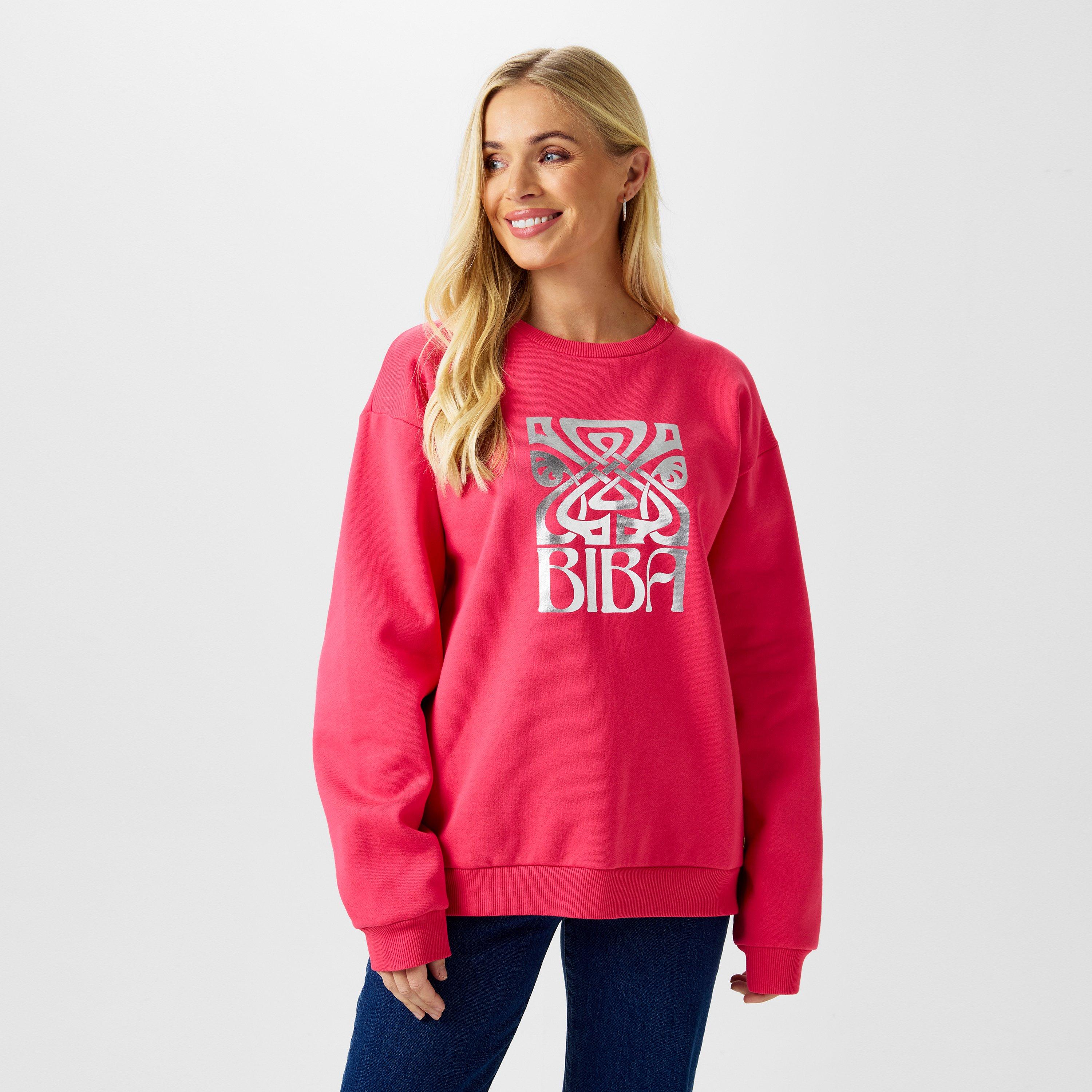 Biba Women's Logo Crew Sweatshirt