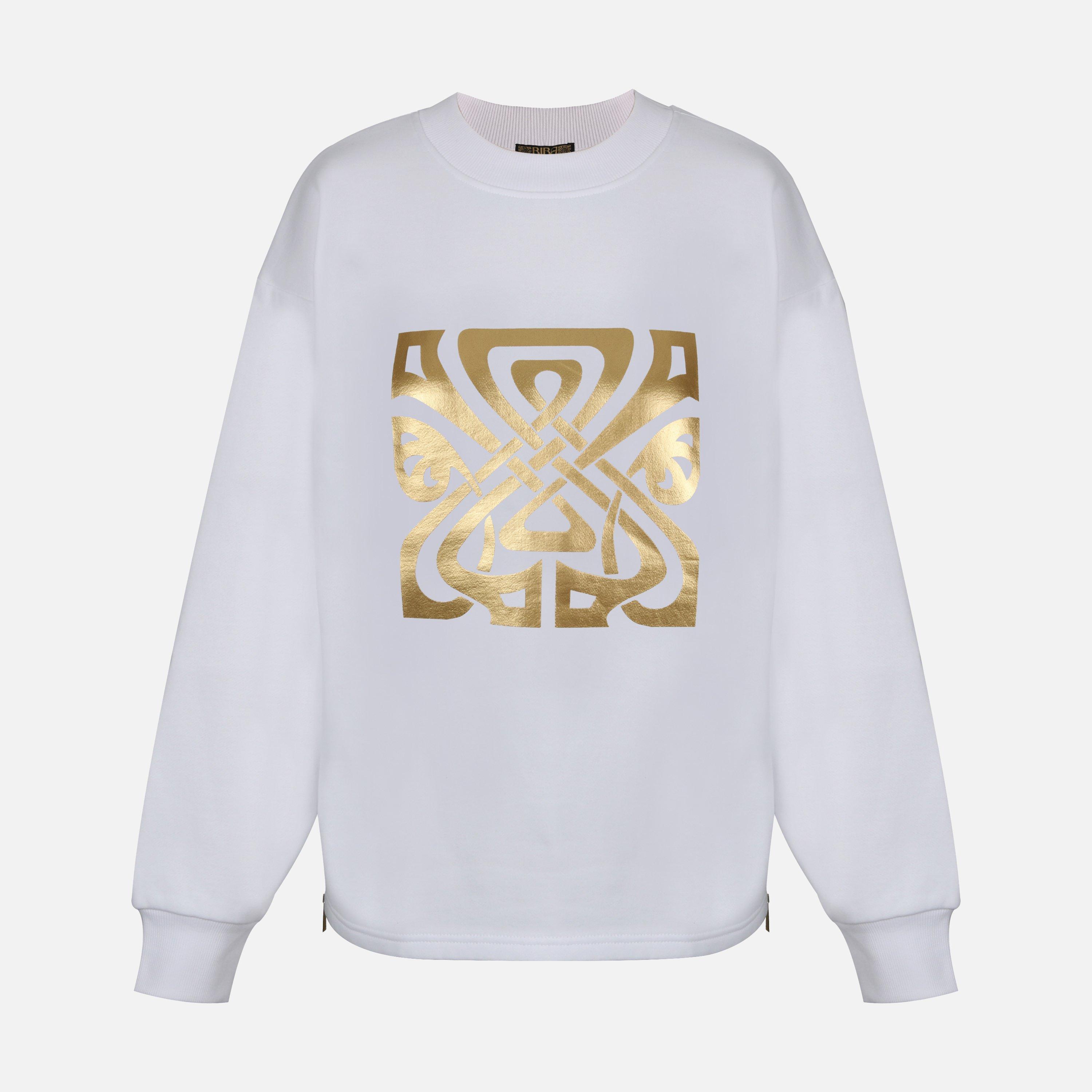 Biba Women's Logo Crew Sweatshirt - Cream - 12 (M)