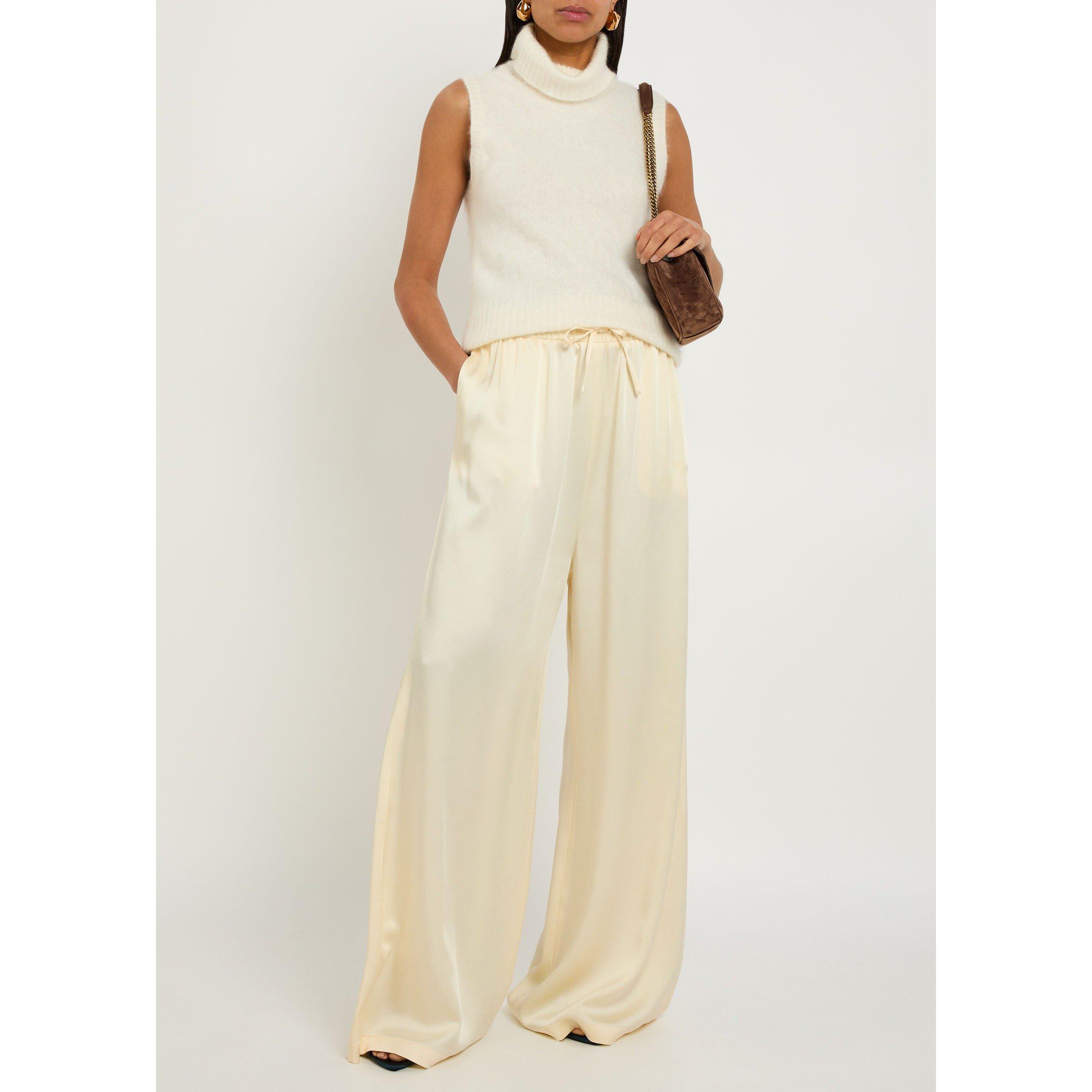 CREAM - Stella McCartney - SATIN TROUSER - 5