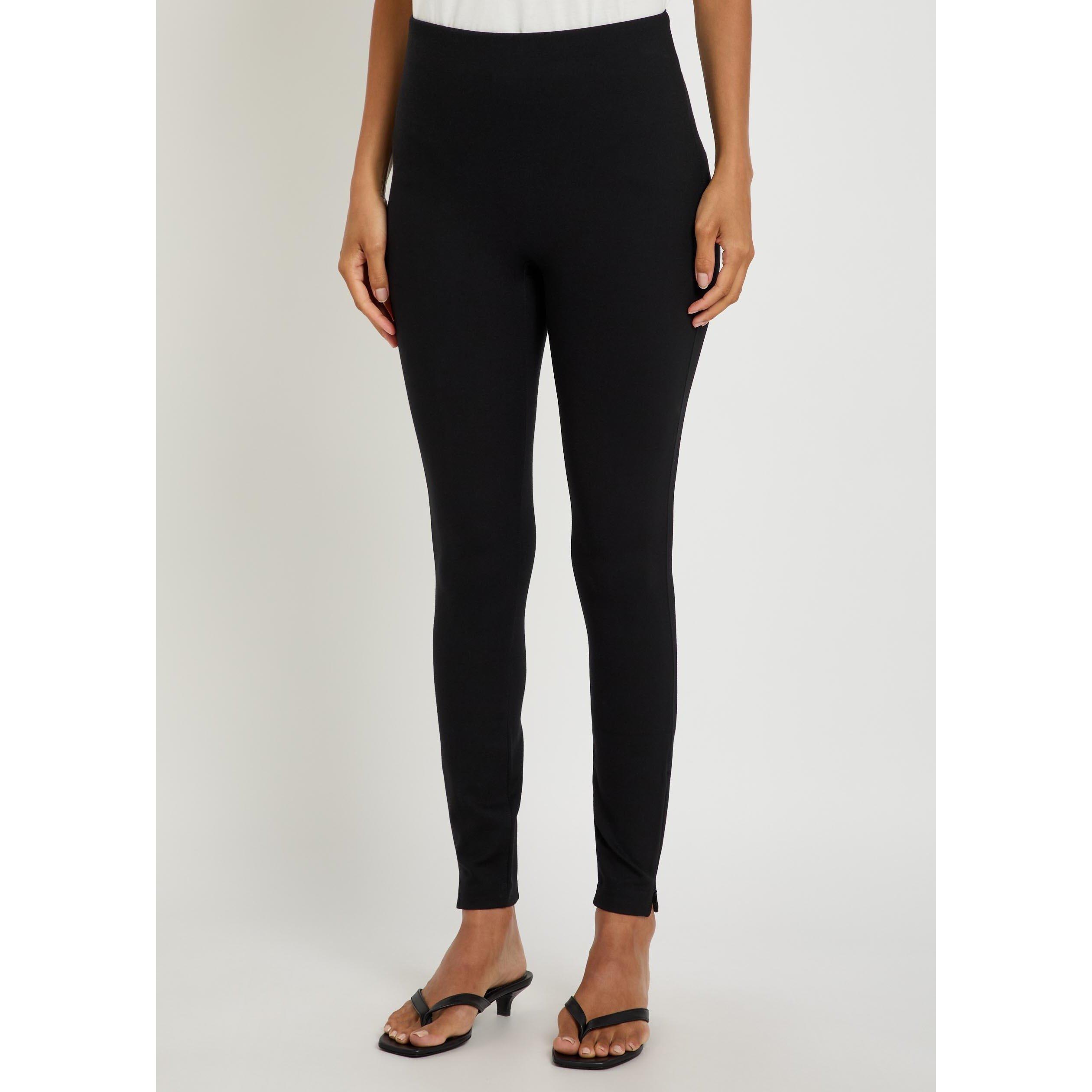 BLACK - Spanx - Women's Ponte Zip Leggings - 2