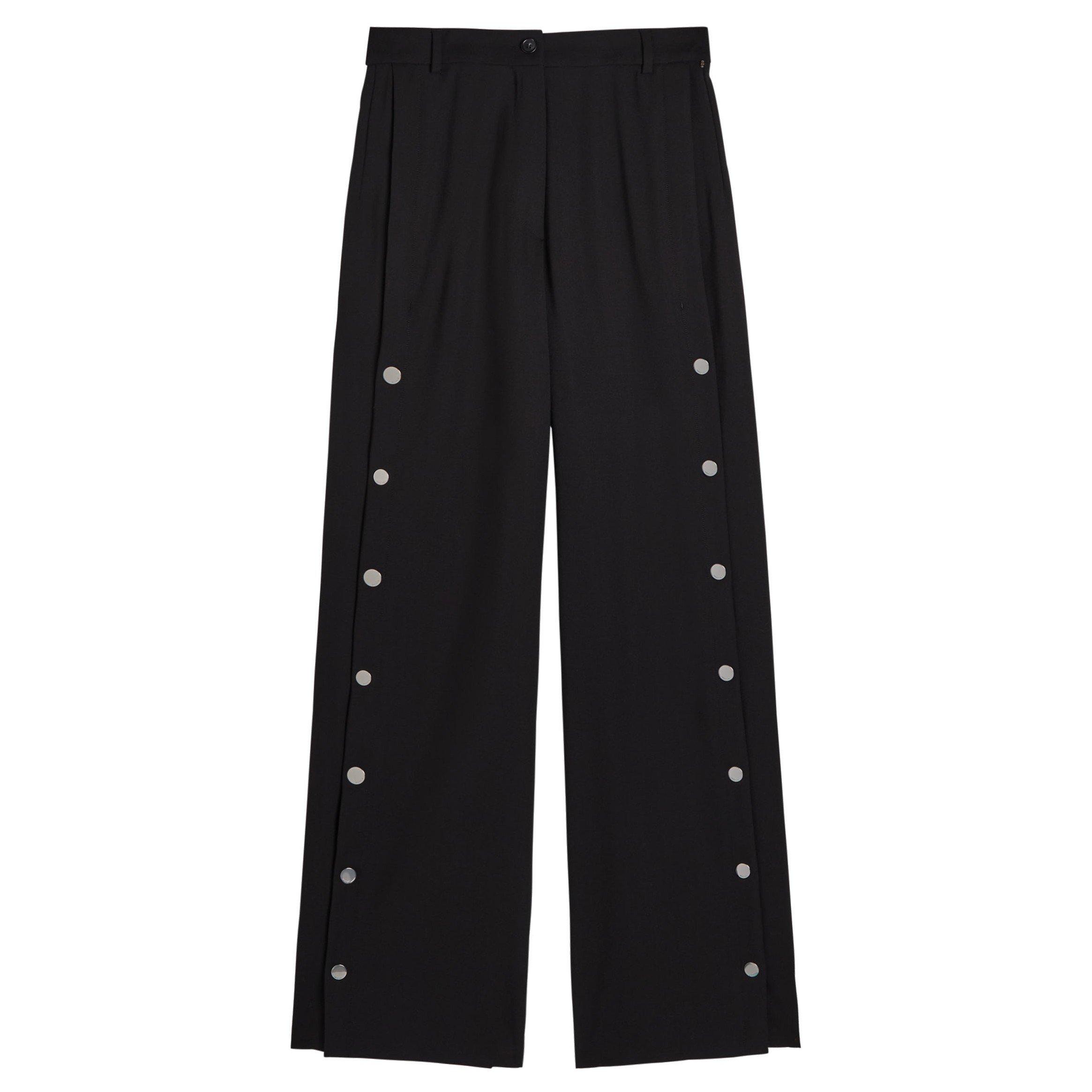 BLACK - Sportmax - BLACK LONG TROUSER