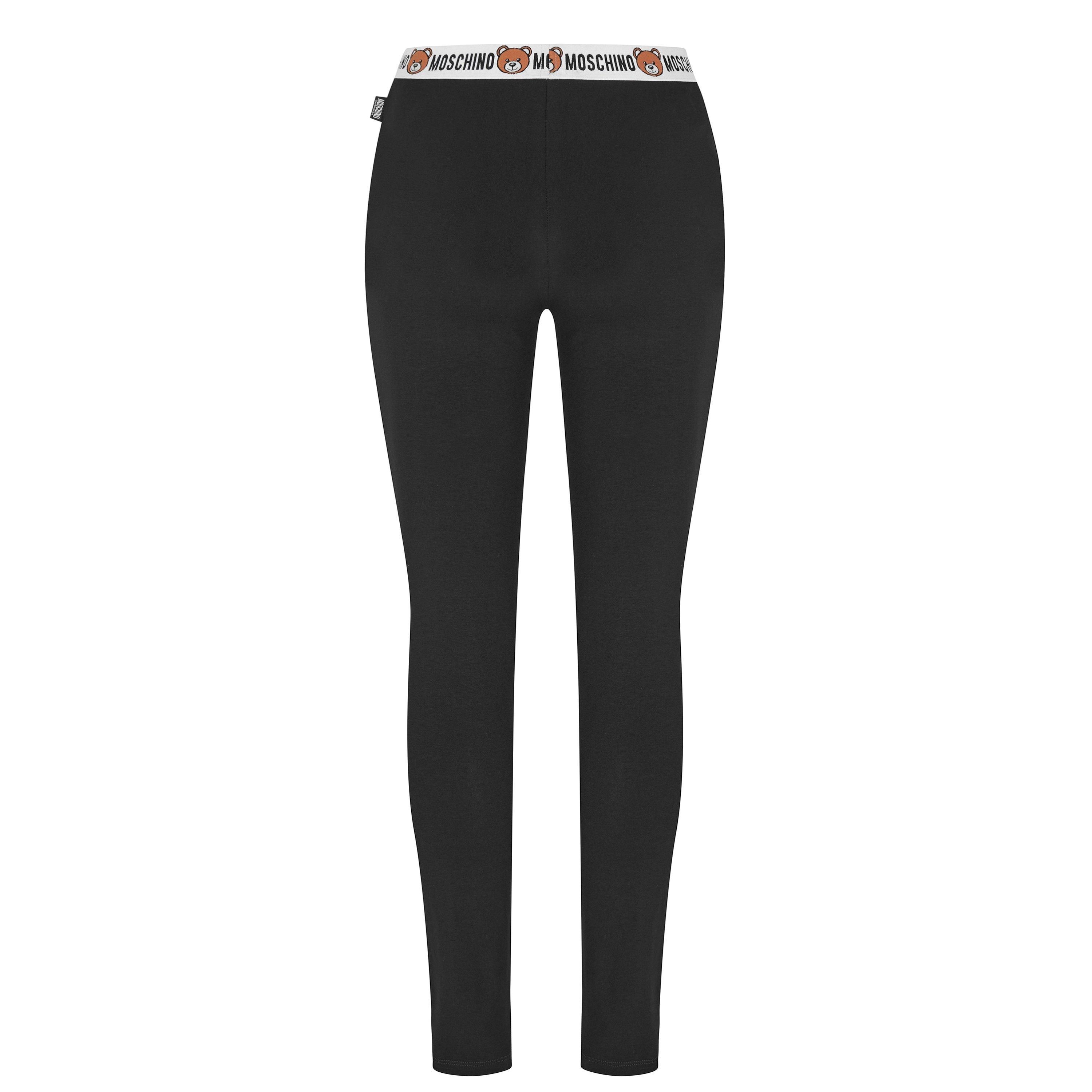 Black A0555 - Moschino - U-Bear Leggings - 2