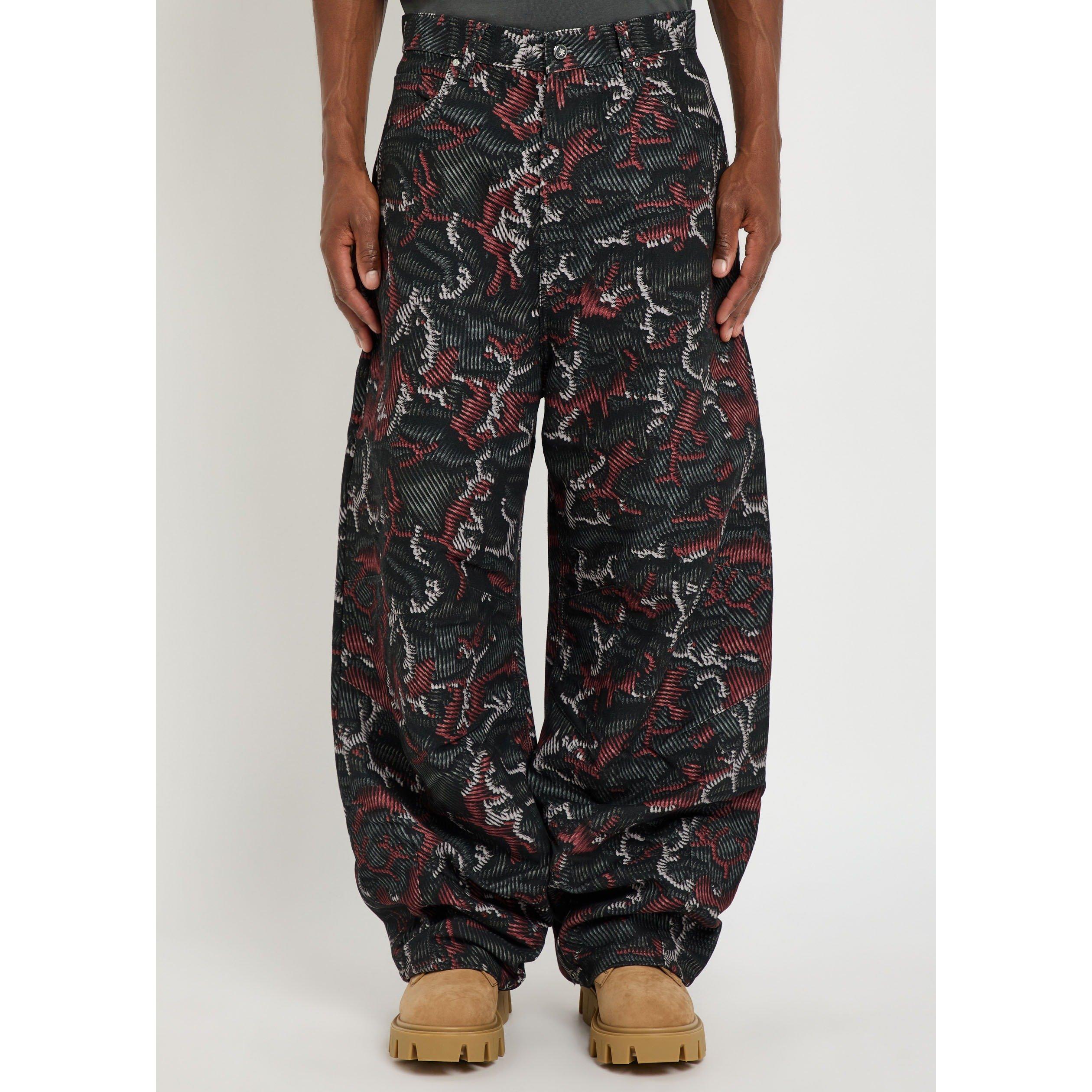 MULTICOLOURED 1 - Unknown - Men's Leggenda Wide-Leg Trousers - 2