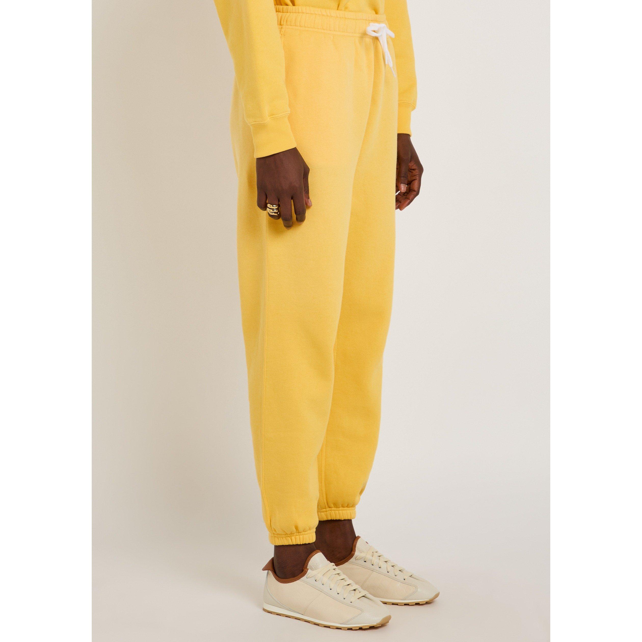 YELLOW - Polo Ralph Lauren - Women's Cotton Relaxed-Fit High-Waisted Jogging Bottoms - 2